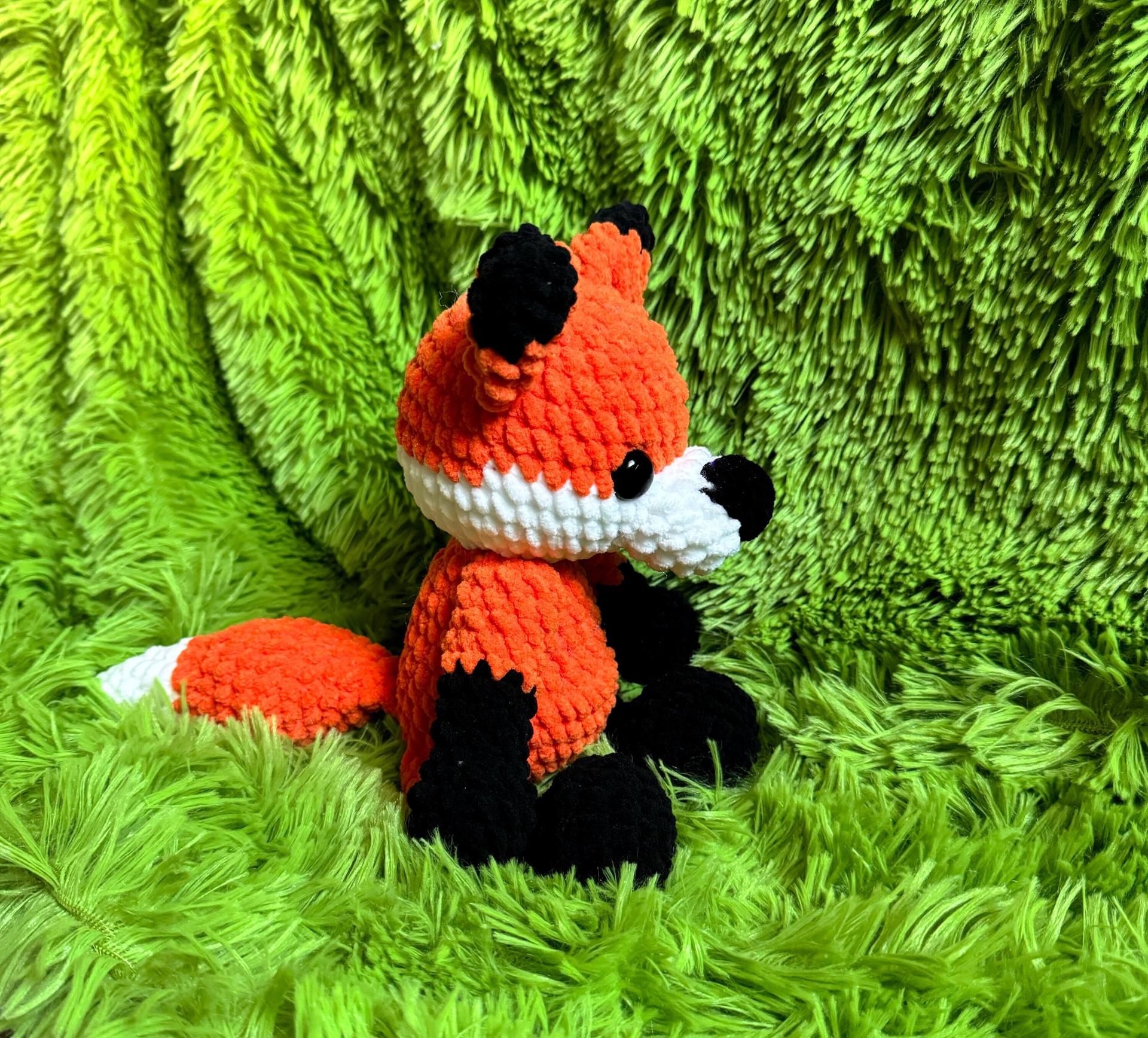 Forrest fox pattern, crochet woodland animal, woodland animal, forest pattern, amigurumi fox pattern thumbnail 3