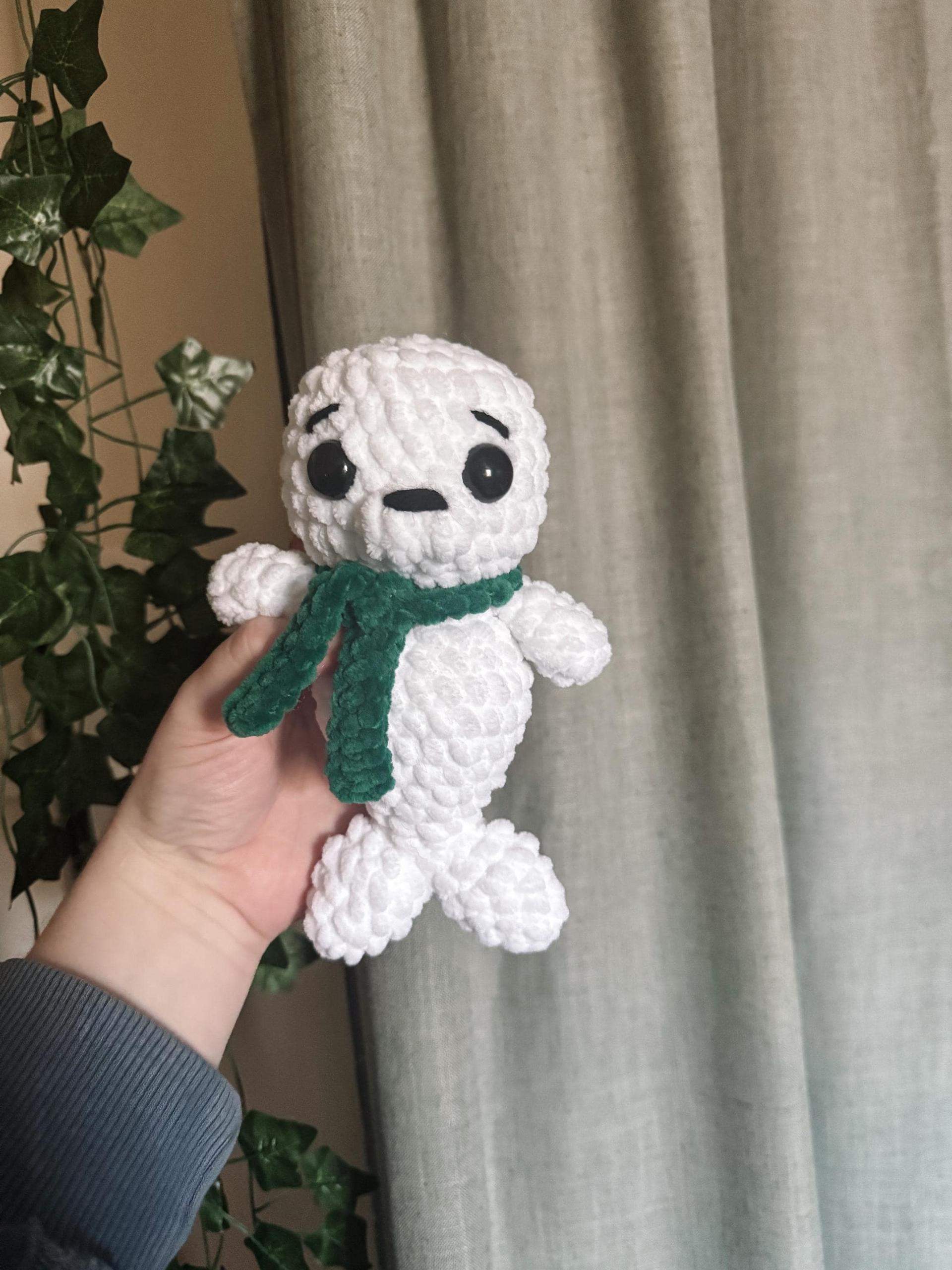 Crochet seal pattern- seal amigurumi pattern, Christmas pattern, crochet, crochet pattern, Christmas crochet patterns, amigurumi thumbnail 2