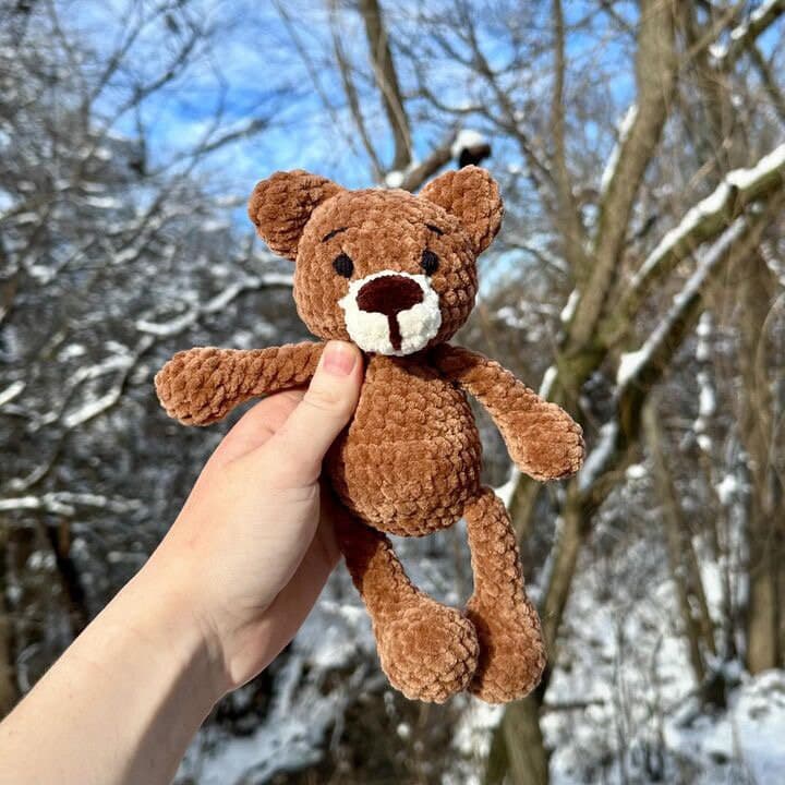 Briar Bear Pattern- amigurumi bear pattern, crochet bear pattern, crochet pattern, amigurumi bear pattern, crochet thumbnail 3