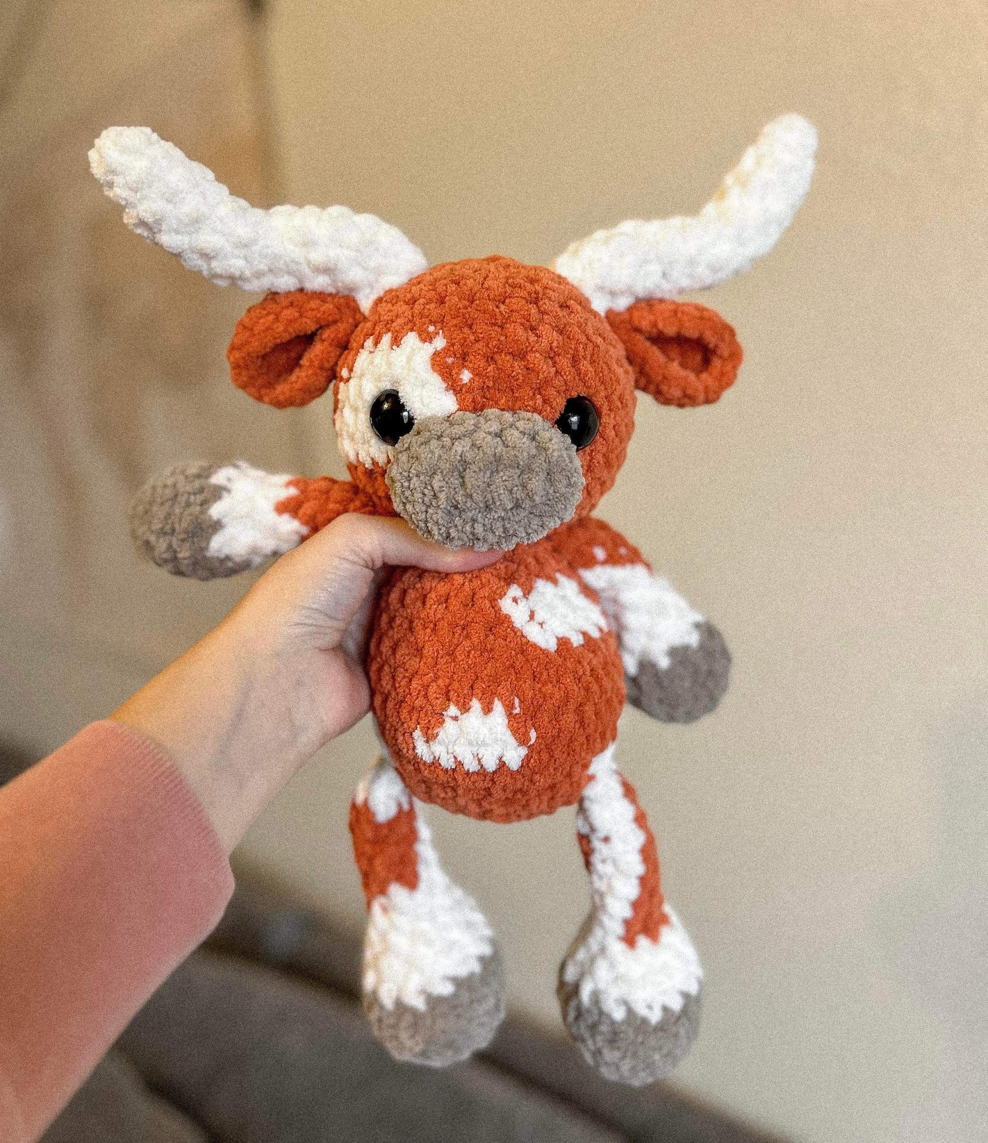 Longhorn crochet pattern- Longhorn cow pattern, amigurumi longhorn cow, Texas Longhorn crochet pattern thumbnail 8