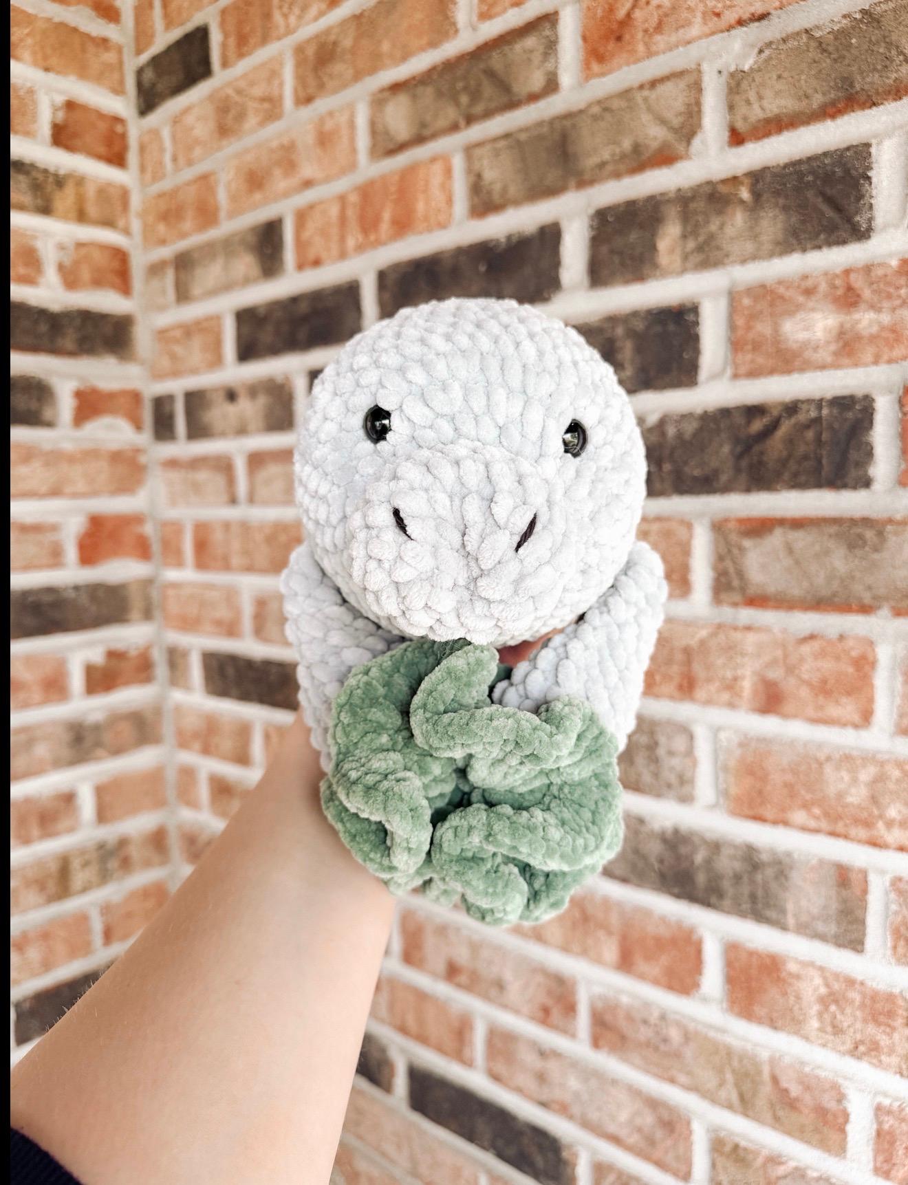 Grace the Manatee- crochet pattern, sea creature amigurumi, manatee crochet pattern thumbnail 5