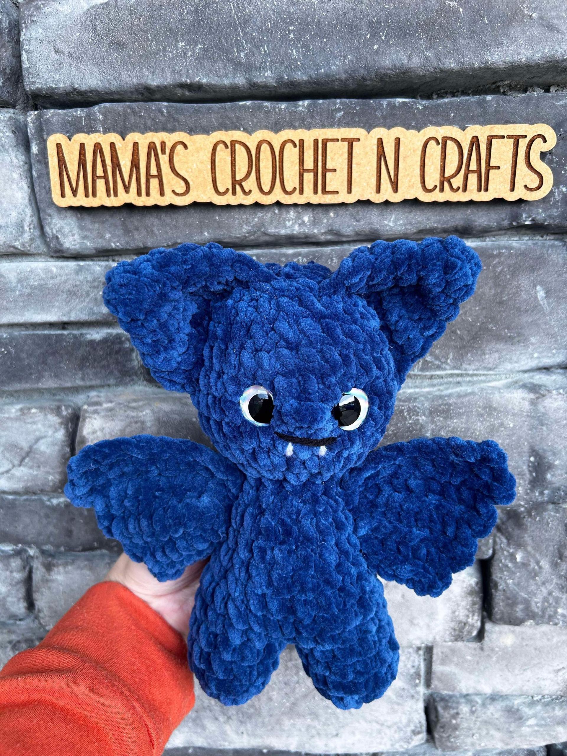 Baby bat- crochet pattern, bat amigurumi, amigurumi pattern, Halloween crochet pattern, bat thumbnail 4