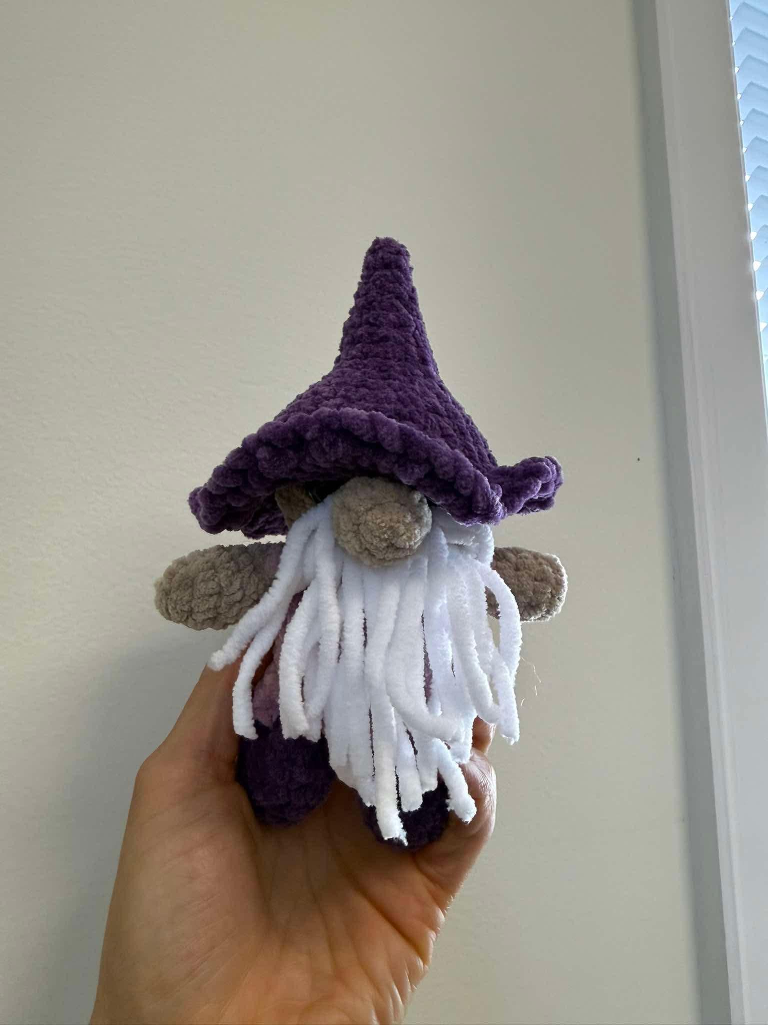 pip the gnome | crochet gnome pattern, low sew, crochet pattern, cottagecore, crochet chunky yarn pattern, plush crochet, amigurumi gnome thumbnail 10
