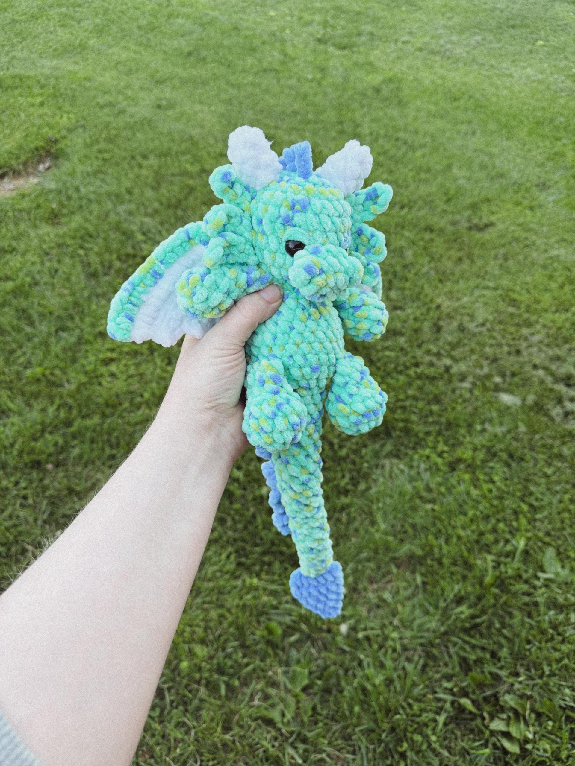 aero the dragon | crochet pattern, amigurumi, low sew, mythical crochet pattern, fantasy thumbnail 2