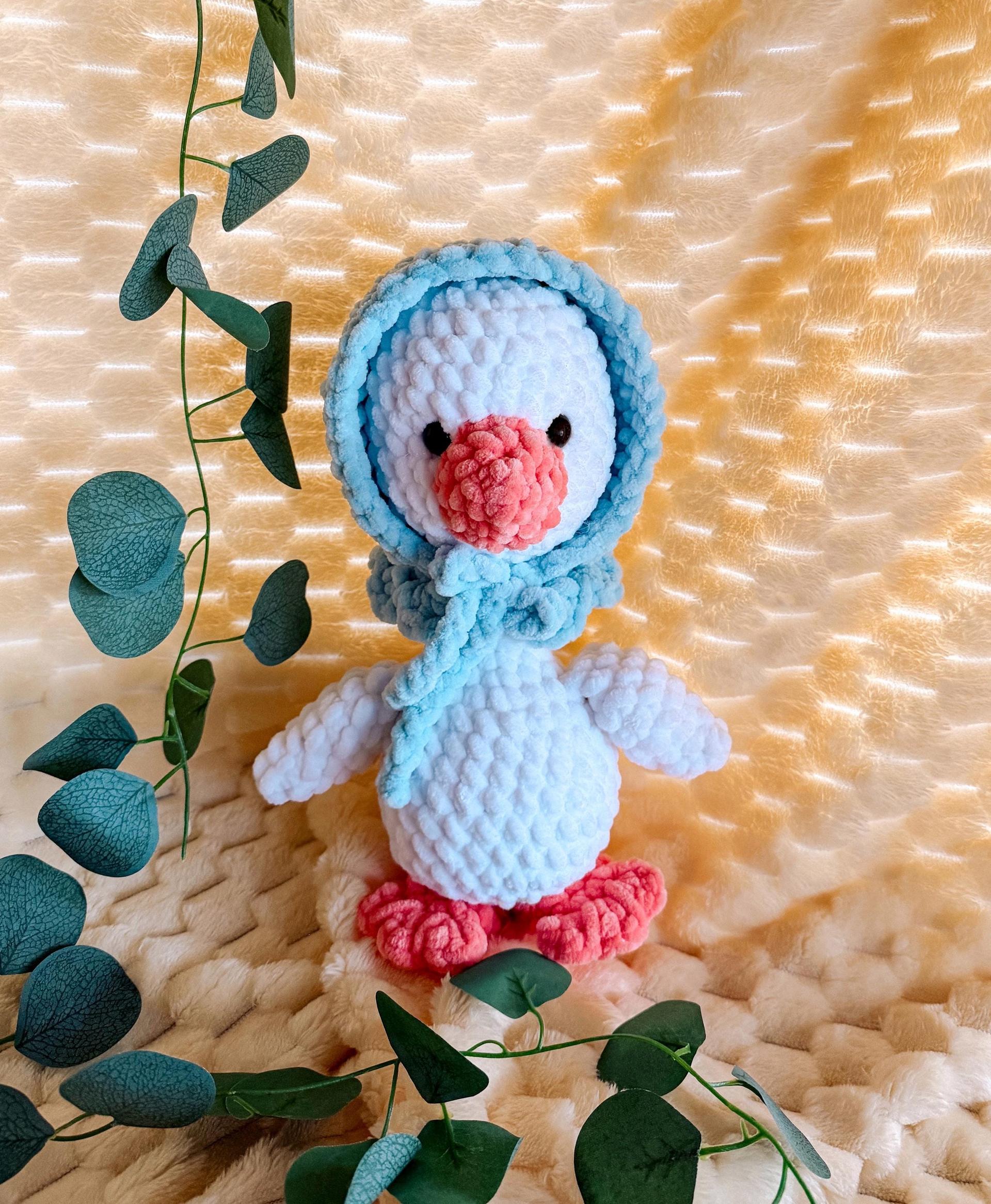 dottie the goose- low sew crochet pattern, amigurumi goose crochet pattern, goose pattern, porch goose, crochet, amigurumi, spring crochet thumbnail 8