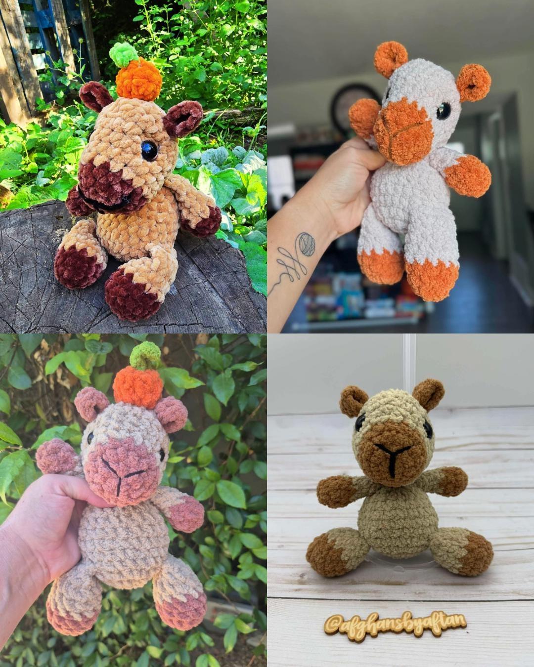Cara the capybara | amigurumi capybara pattern, no sew, low sew, crochet pattern, crochet, crochet capybara, PDF thumbnail 7