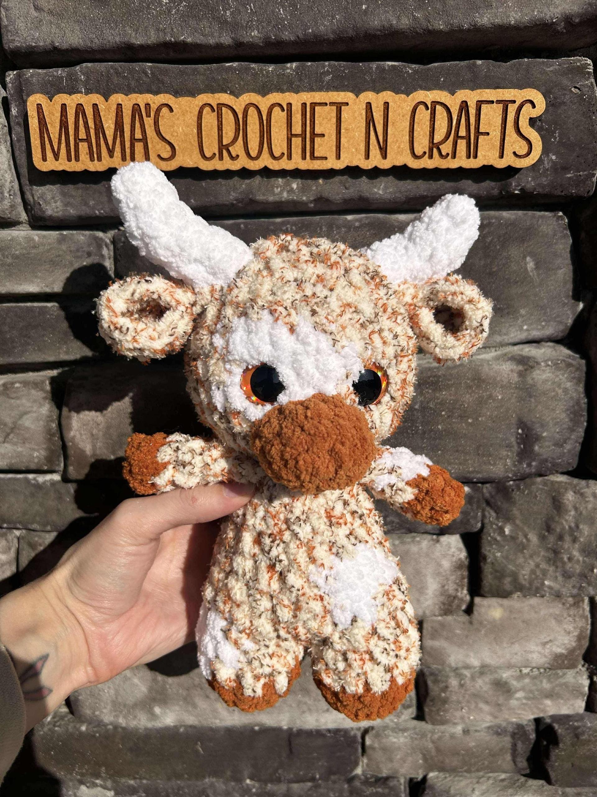 Baby cows TRIO pattern- baby longhorn, baby cow, baby highland, crochet cow pattern, amigurumi, highland, longhorn, cow thumbnail 8