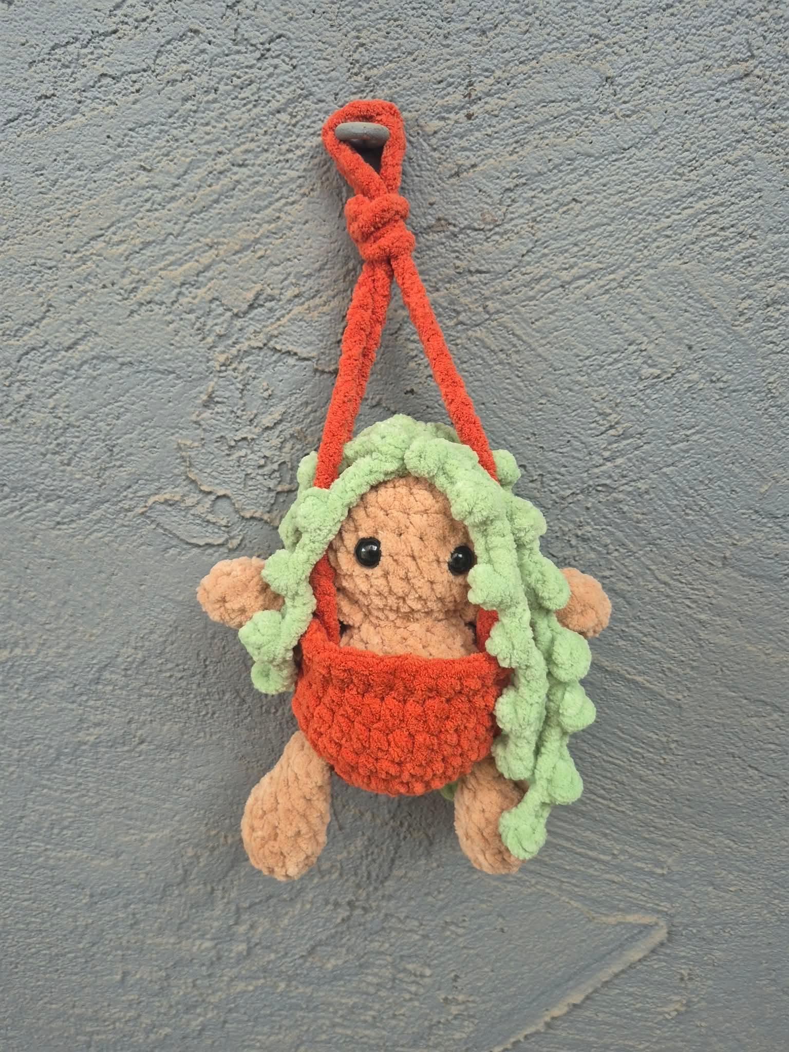 string of pearls | amigurumi plant pattern, low sew, crochet pattern, amigurumi, spring crochet pattern, boho pattern, crochet plant thumbnail 7
