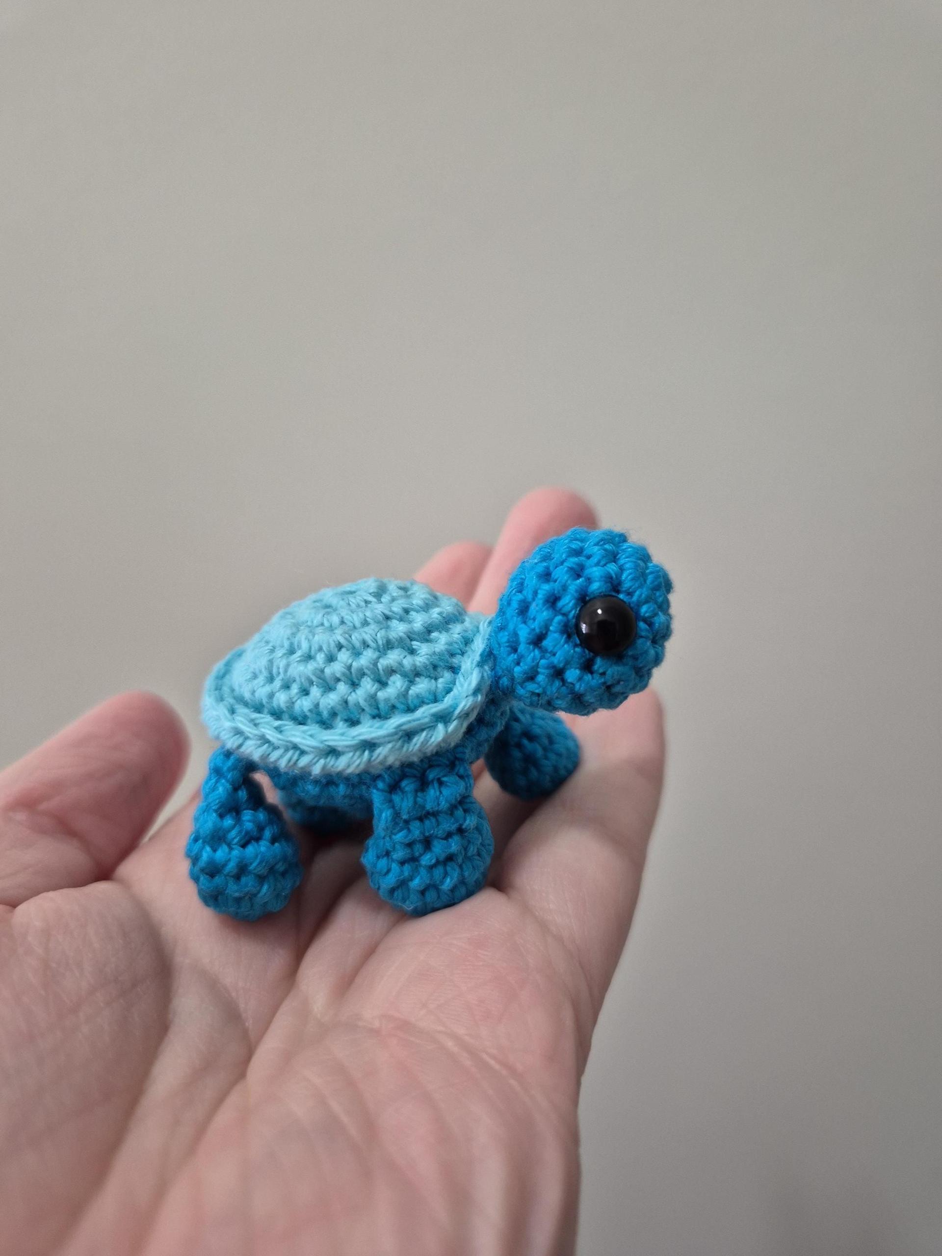 sprout the turtle- crochet pattern, tortoise crochet pattern, turtle amigurumi pattern, no sew, land turtle crochet pattern, amigurumi thumbnail 5