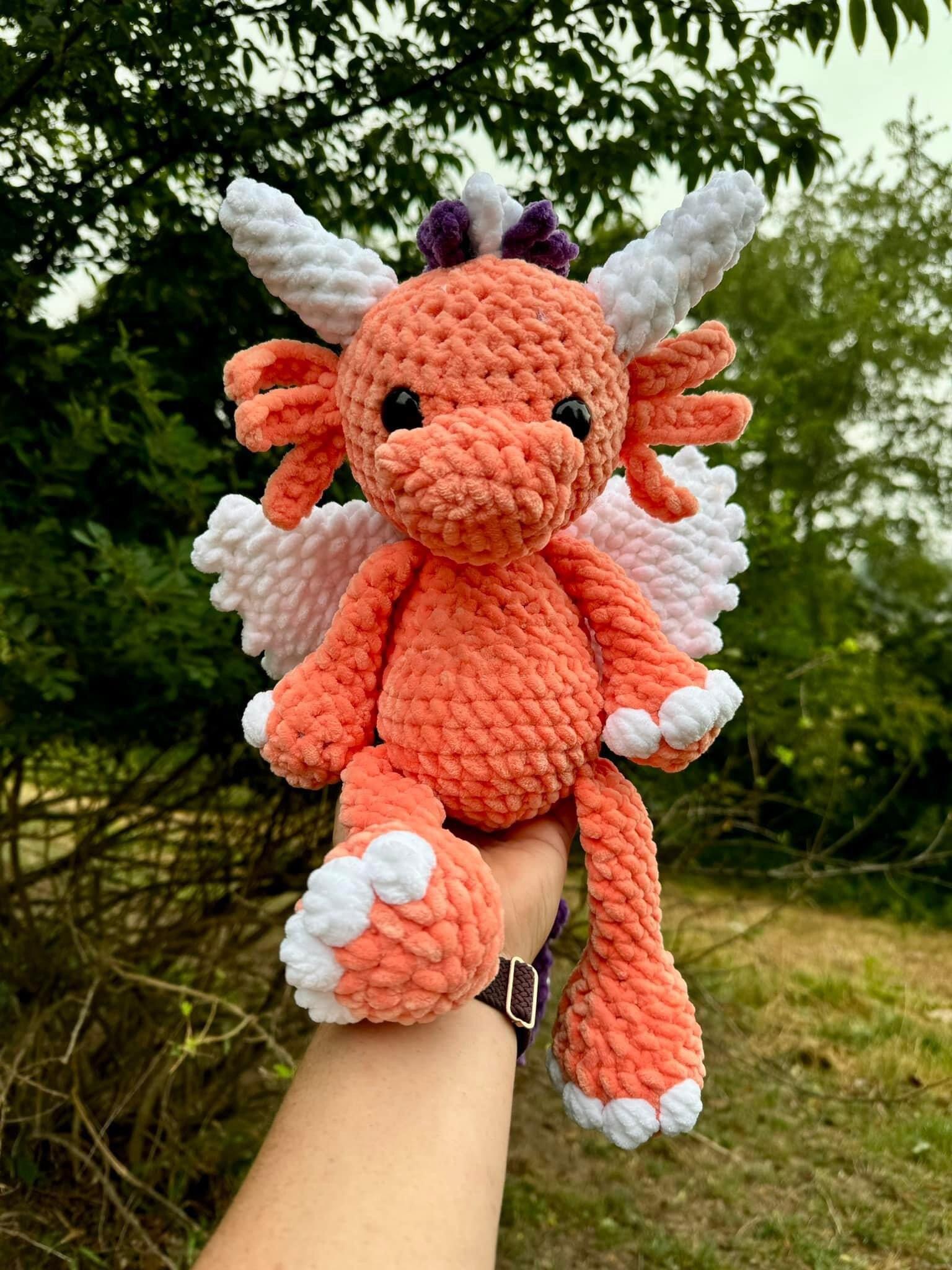 Dwayne dragon pattern- dragon amigurumi, mythical crochet pattern, dragon pattern thumbnail 7
