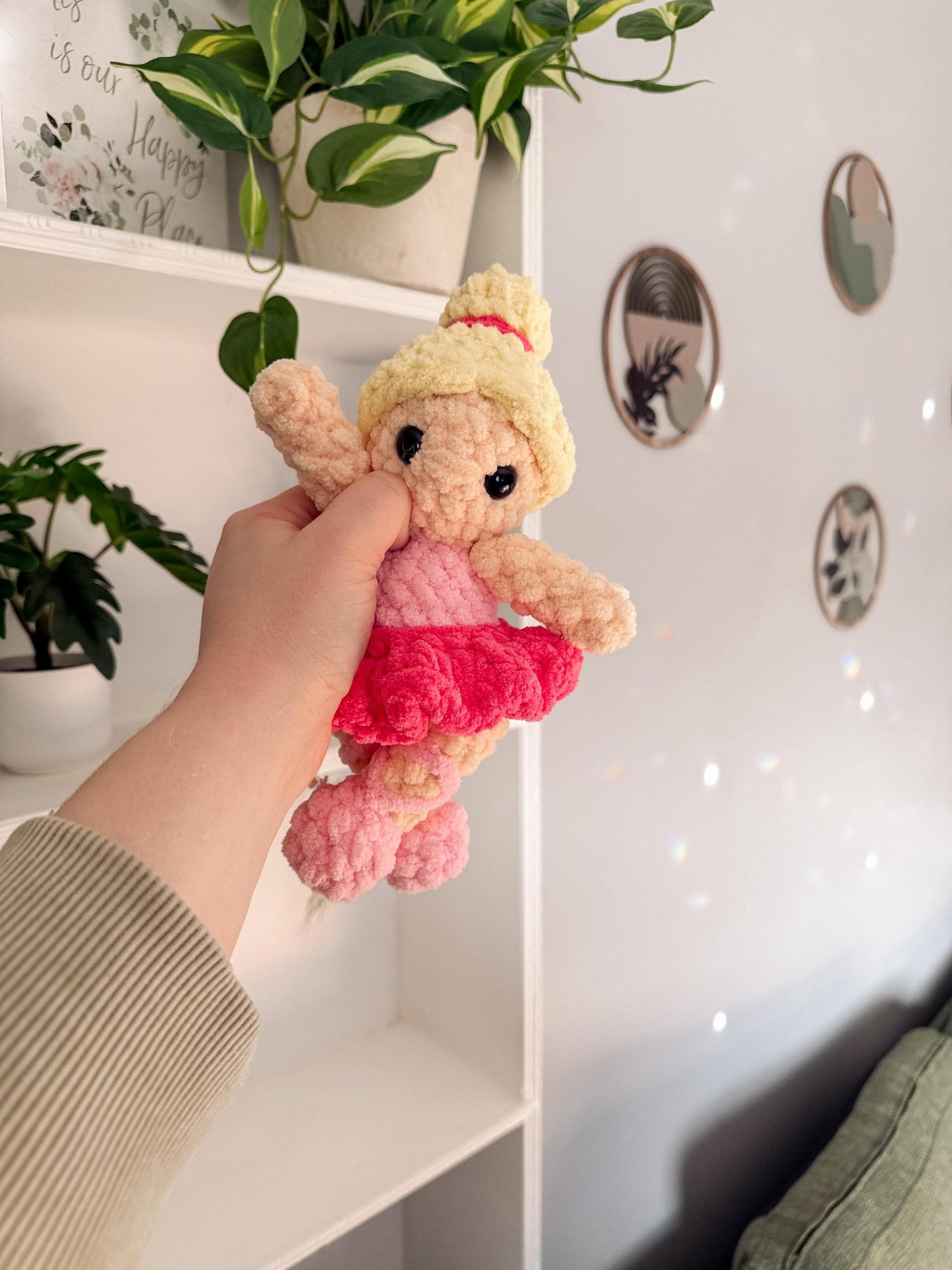 genevieve the ballerina | doll, ballerina, amigurumi pattern, doll crochet, PDF pattern, low sew, plush yarn, crochet pattern, dance thumbnail 6