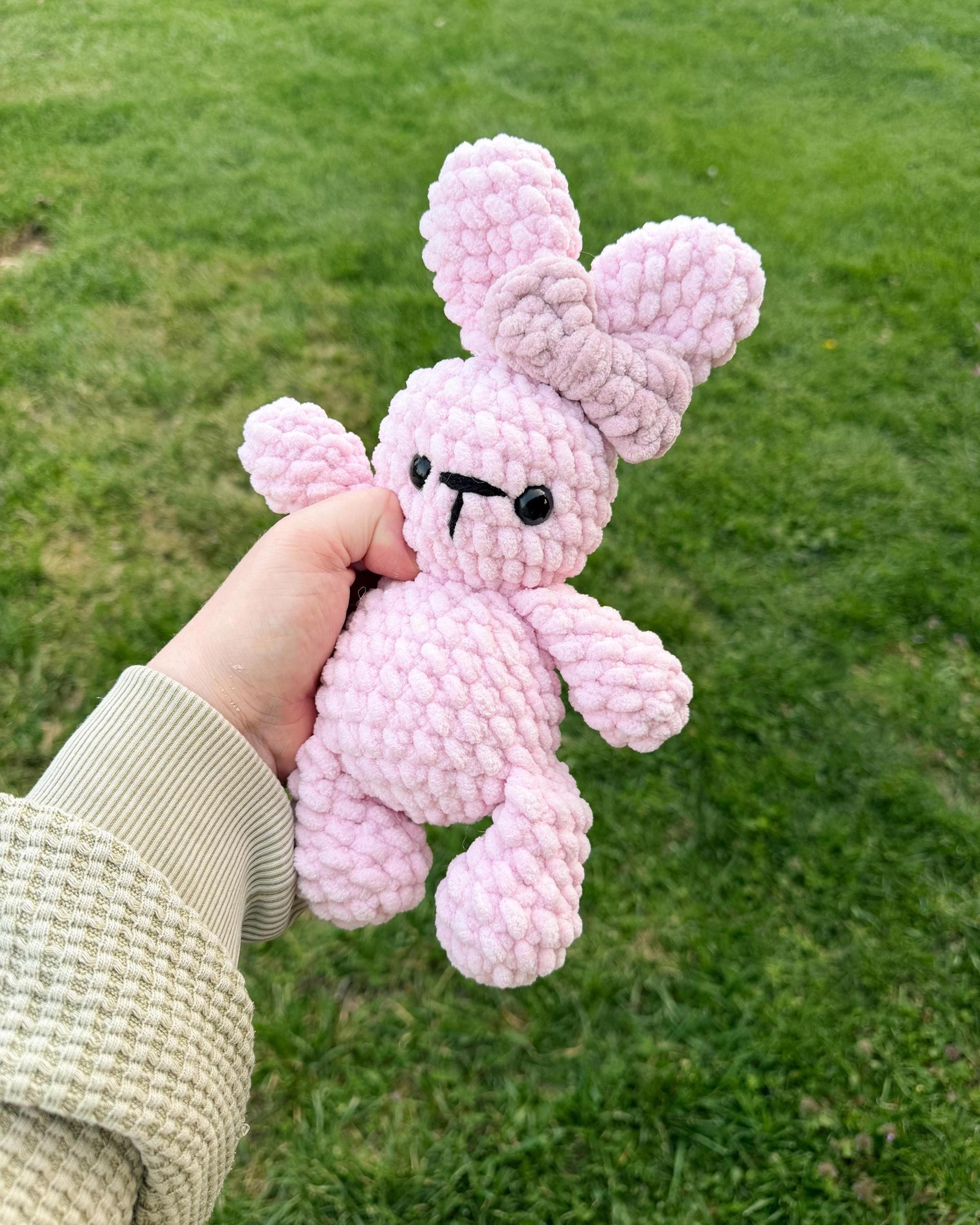 bun bun the bunny | crochet bunny pattern, amigurumi bunny, amigurumi, pattern, low sew, crochet rabbit, crochet spring thumbnail 7