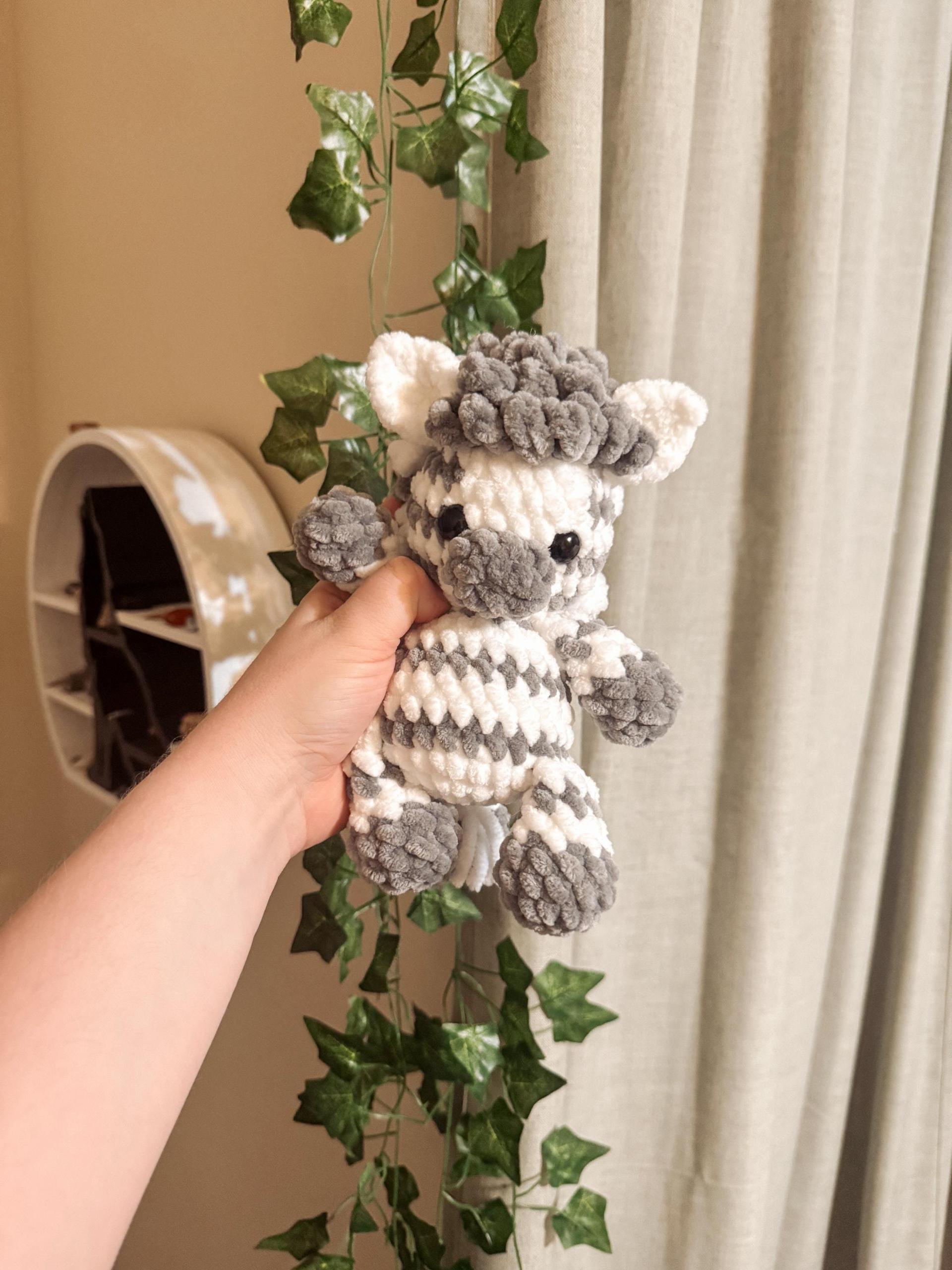 zoe the zebra | amigurumi zebra pattern, low sew, crochet pattern, crochet zebra, safari, crochet safari pattern, pattern, pdf