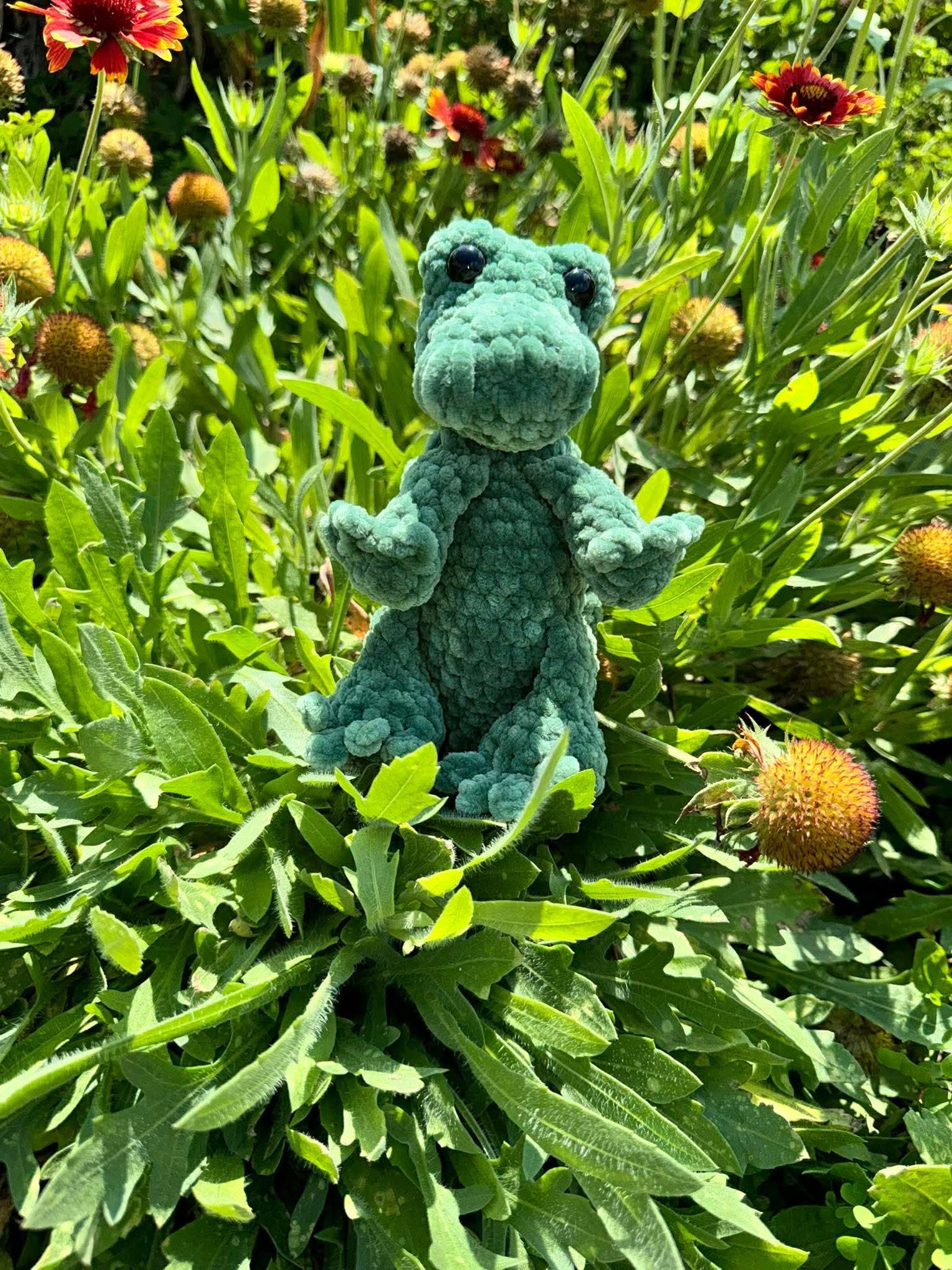 gus the alligator | crochet alligator pattern, no sew, crochet pattern, swamp, crochet chunky yarn pattern, plush crochet thumbnail 9