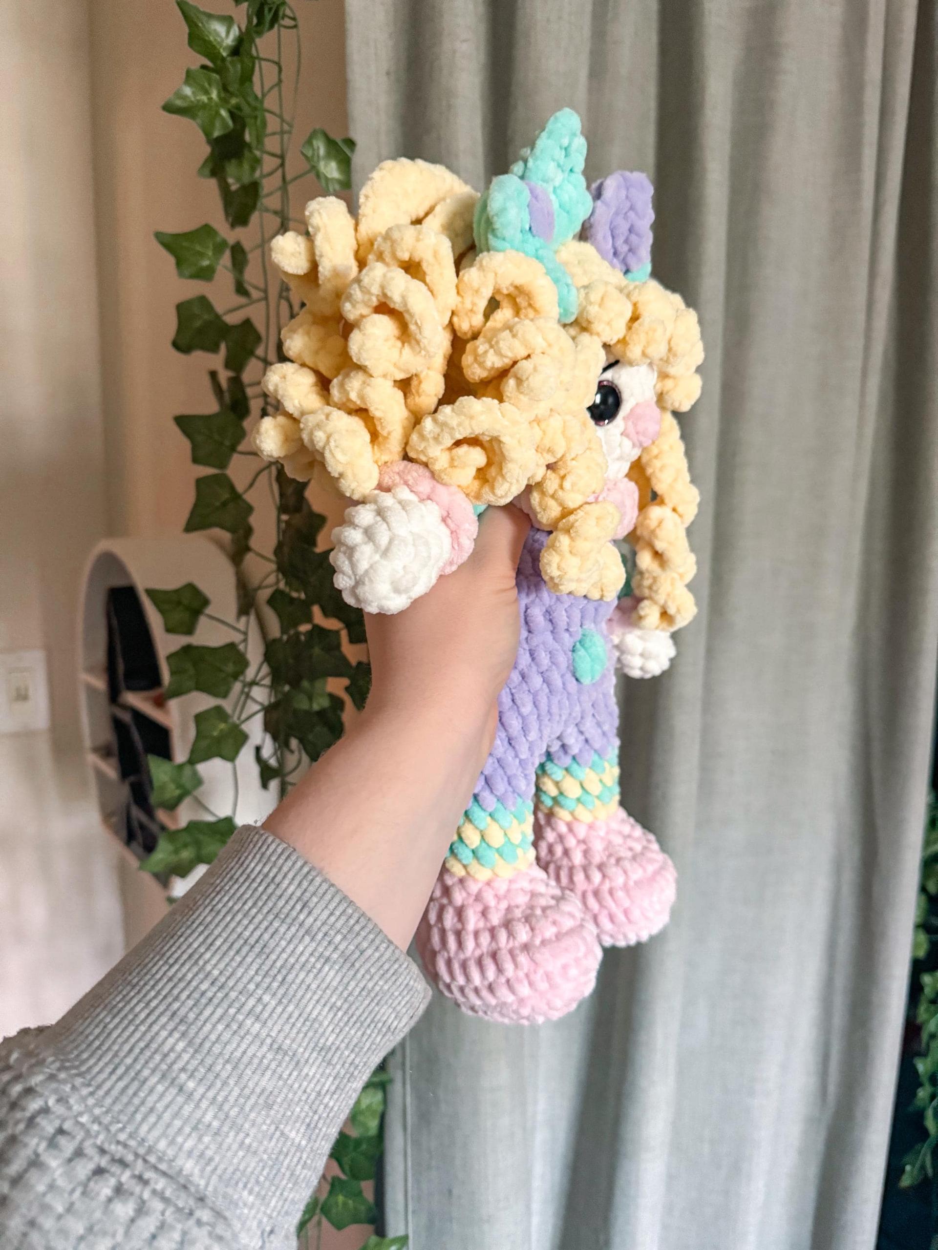 poppy the clown | crochet clown pattern, amigurumi clownpattern, Halloween crochet pattern , crochet pattern, amigurumi thumbnail 3