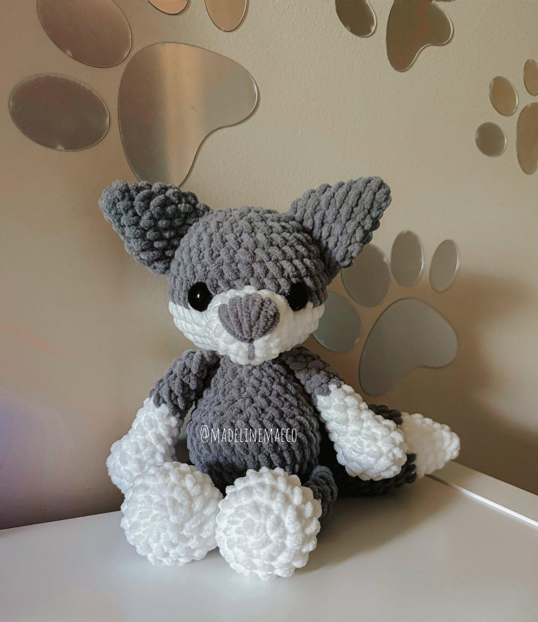 Wynter Wolf crochet pattern, wolf amigurumi pattern, crochet pattern, amigurumi pattern, crochet wolf, crochet dog