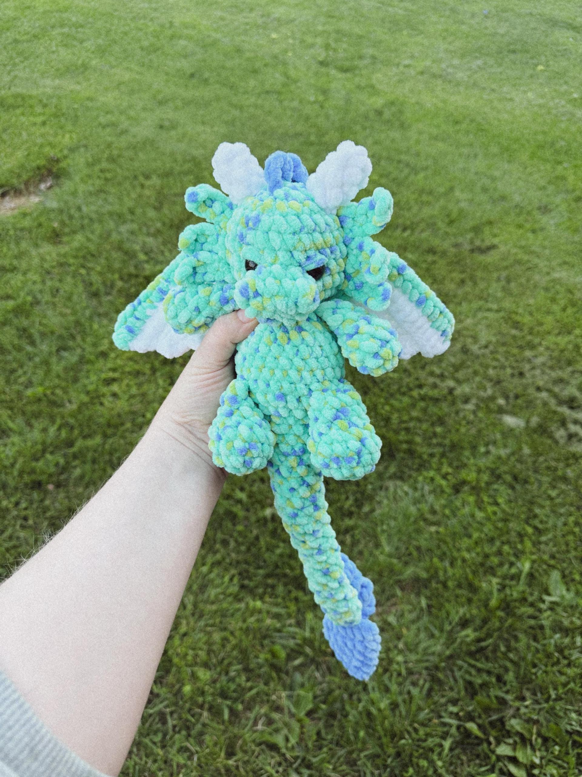 aero the dragon | crochet pattern, amigurumi, low sew, mythical crochet pattern, fantasy
