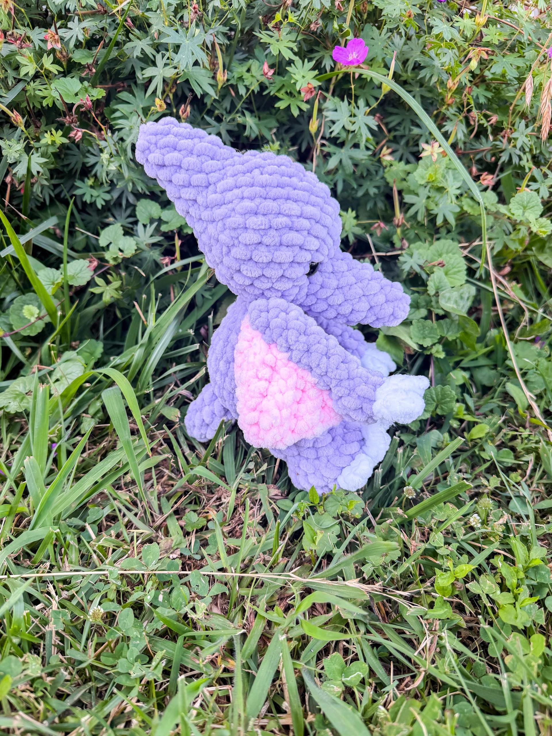 posie the pterodactyl | amigurumi dinosaur, low sew, crochet pattern, dinosaur pattern thumbnail 8