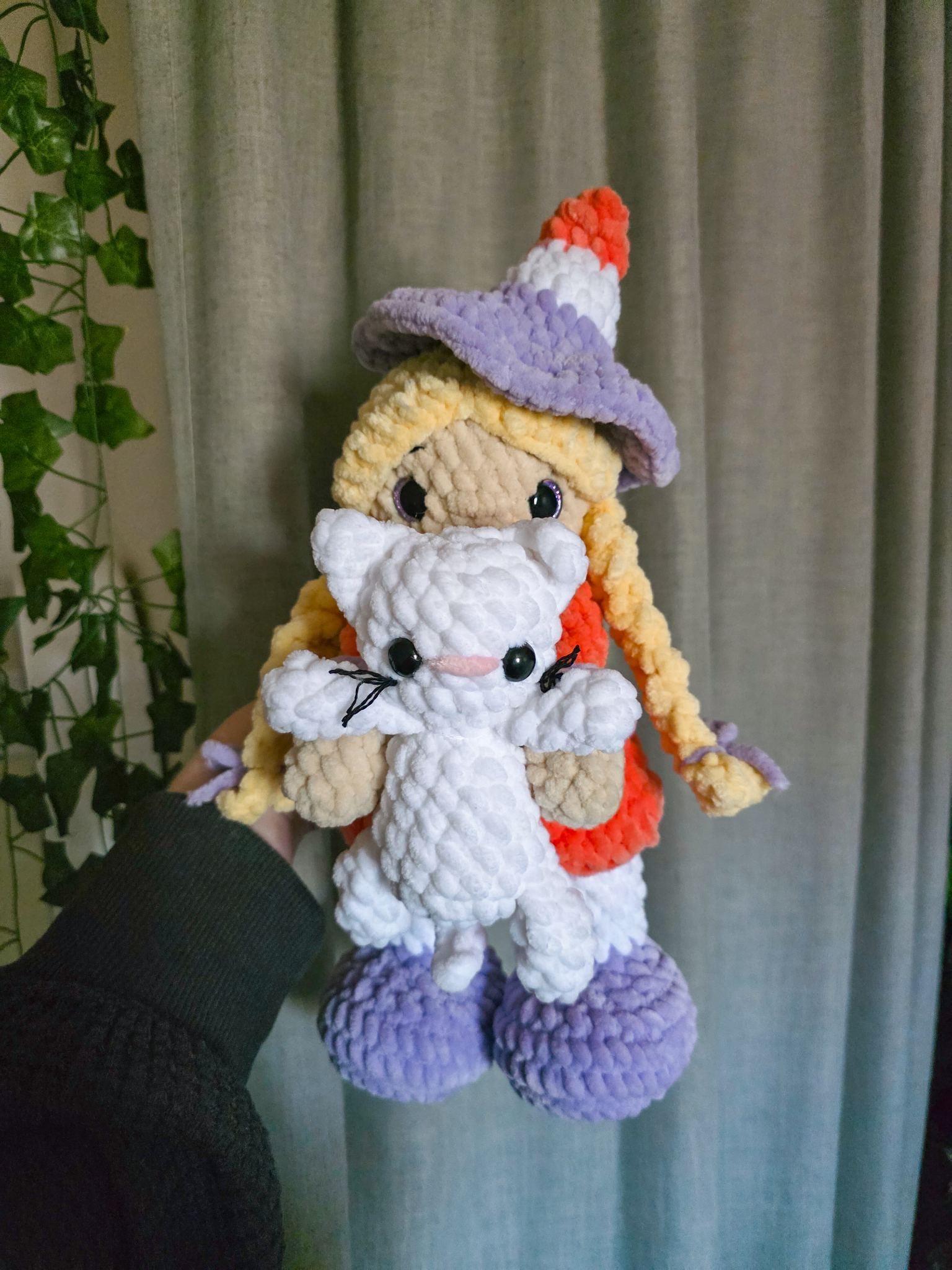 alice the witch | crochet witch pattern, amigurumi witch pattern, Halloween crochet pattern , crochet pattern, amigurumi pattern, low sew