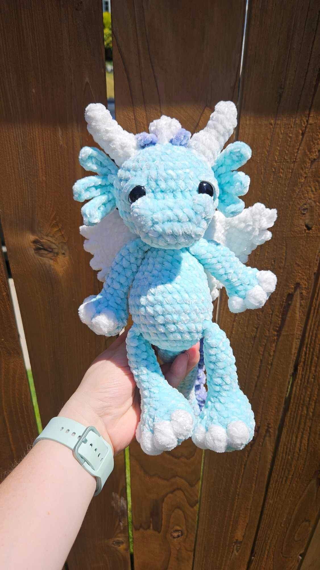 Dwayne dragon pattern- dragon amigurumi, mythical crochet pattern, dragon pattern thumbnail 8