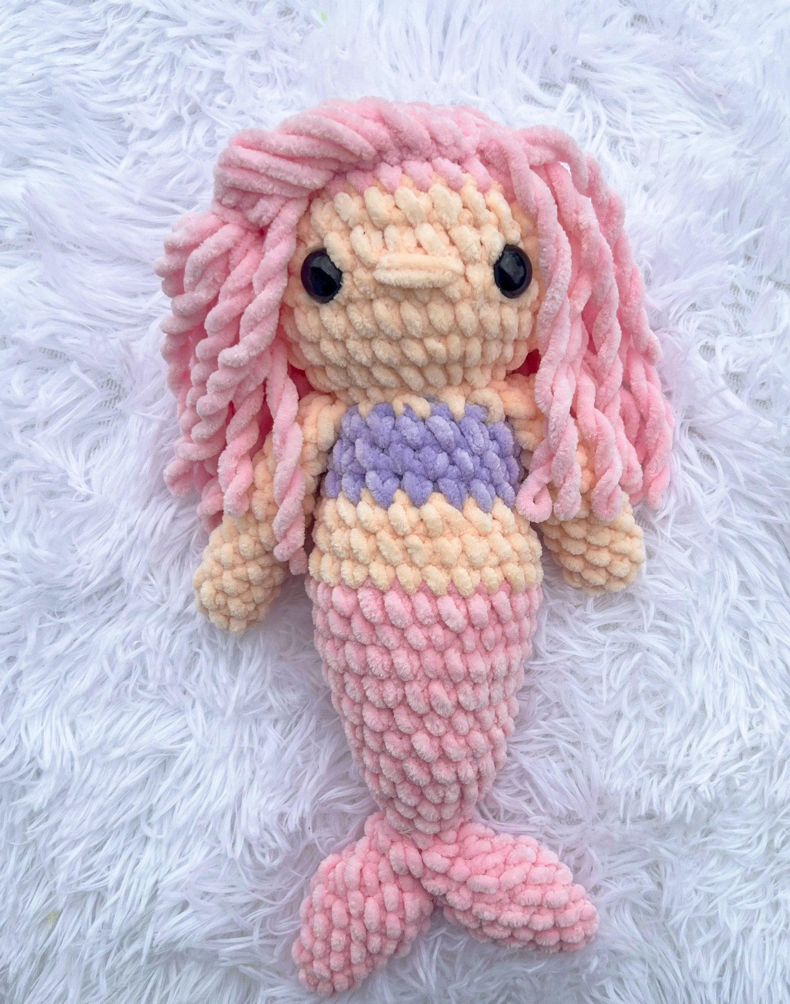 Crochet Mermaid Pattern, amigurumi mermaid, ocean crochet pattern, crochet pattern, amigurumi, no sew crochet, the little mermaid thumbnail 4