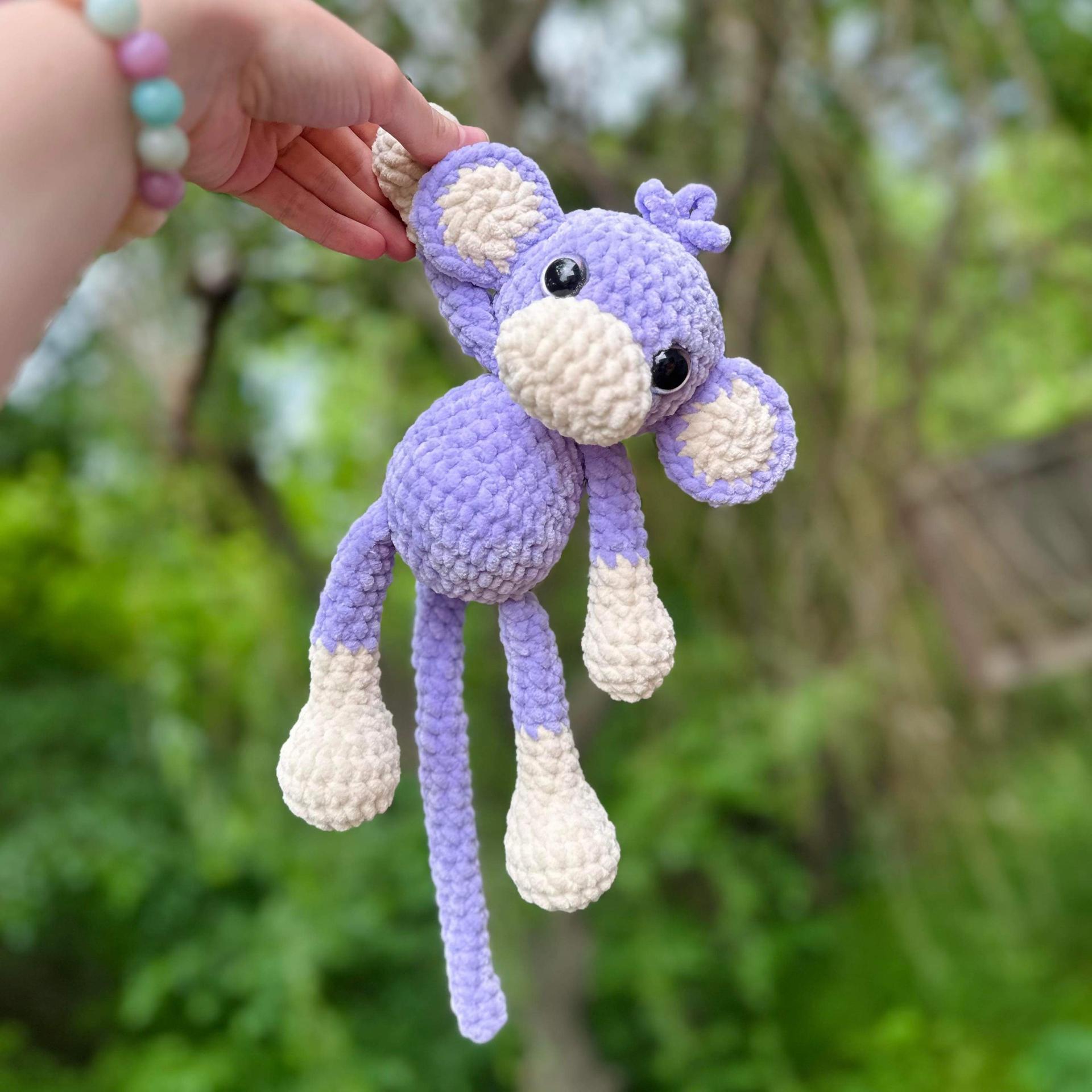 Meeko Monkey Pattern- crochet pattern, amigurumi pattern, monkey crochet, monkey amigurumi thumbnail 4