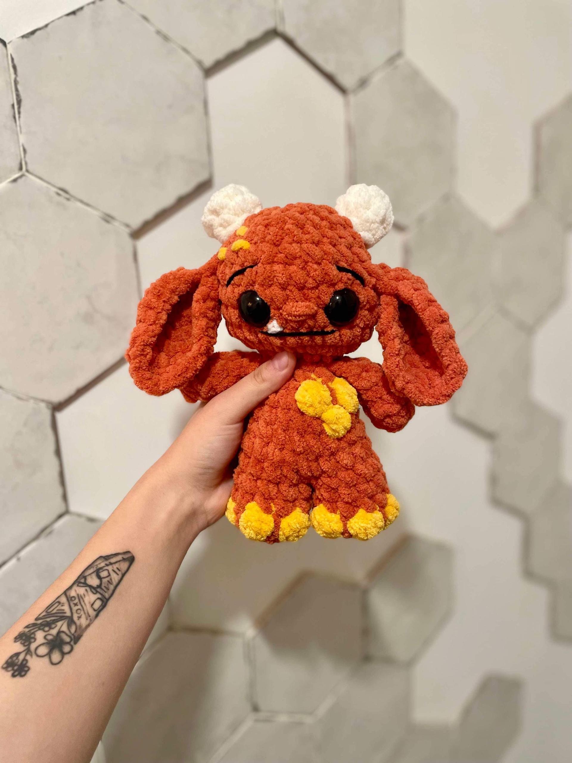 Crochet goblin pattern- DIGITAL PDF Baby Goblin Crochet Pattern - Crochet Amigurumi, Cute, Crochet Patterns Amigurumi, Monster thumbnail 9