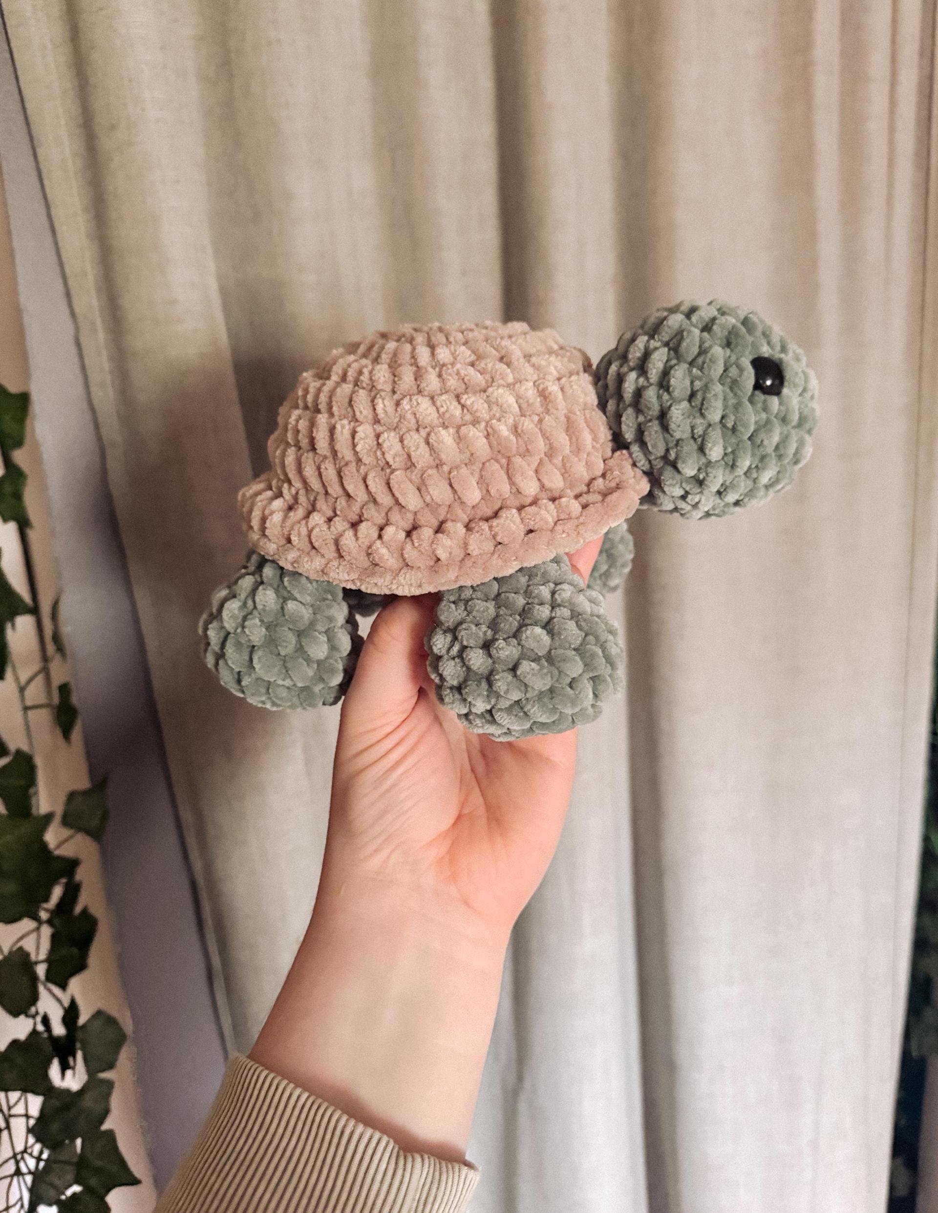 clover the turtle- crochet turtle pattern, land turtle crochet pattern, amigurumi turtle pattern, no sew, tortoise crochet pattern, crochet