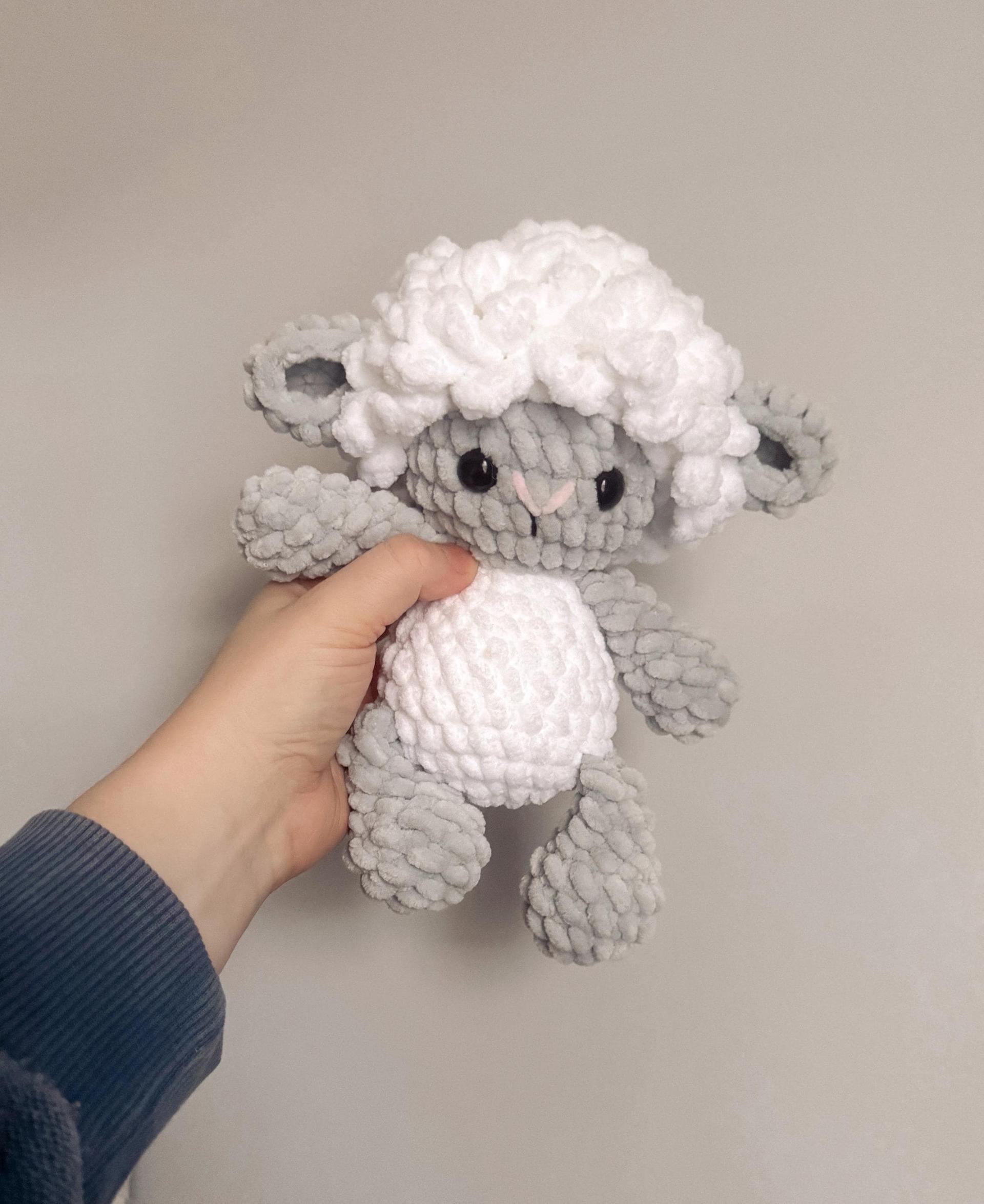 daisy the sheep | crochet sheep pattern, crochet lamb, amigurumi, low sew crochet pattern, crochet pattern, pdf, crochet spring pattern thumbnail 2