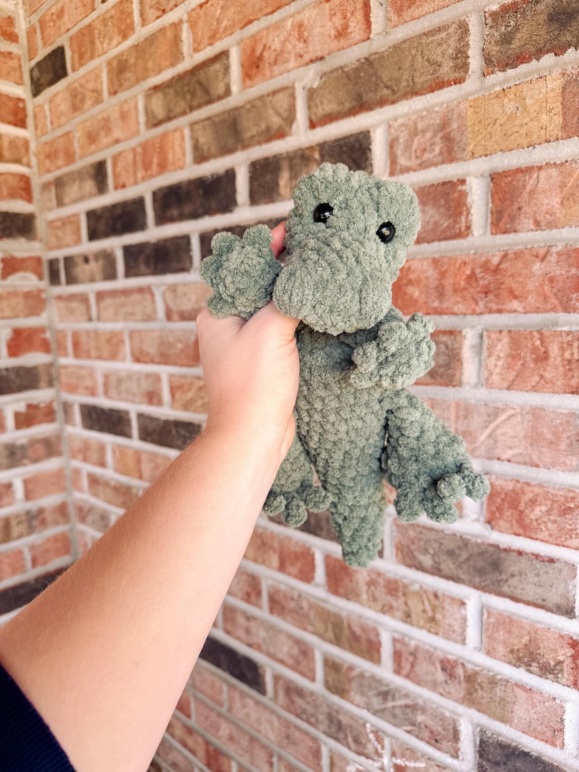gus the alligator | crochet alligator pattern, no sew, crochet pattern, swamp, crochet chunky yarn pattern, plush crochet thumbnail 2