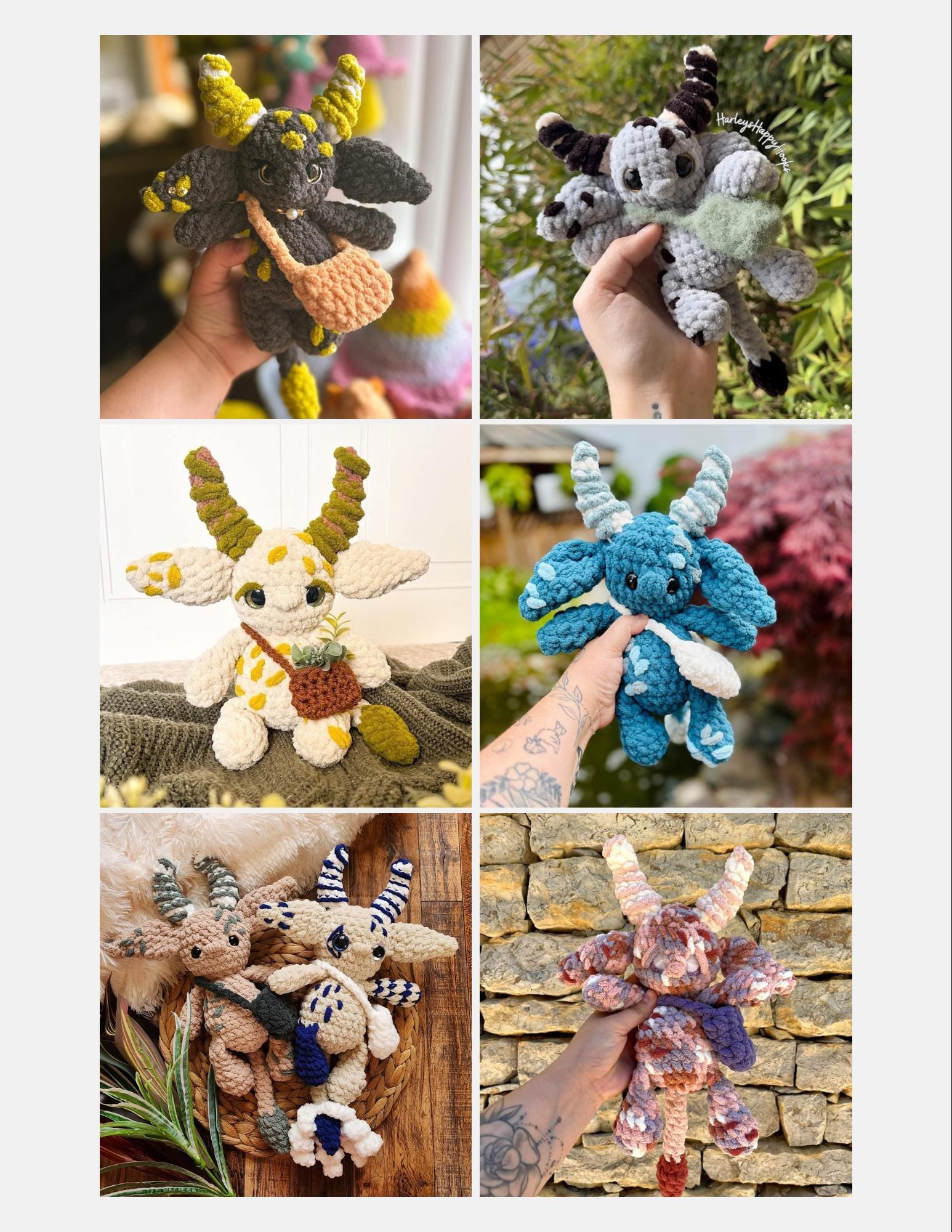 xylo the forest guardian | amigurumi pattern, low sew, crochet pattern, amigurumi, sprites, mythical, mystical thumbnail 4