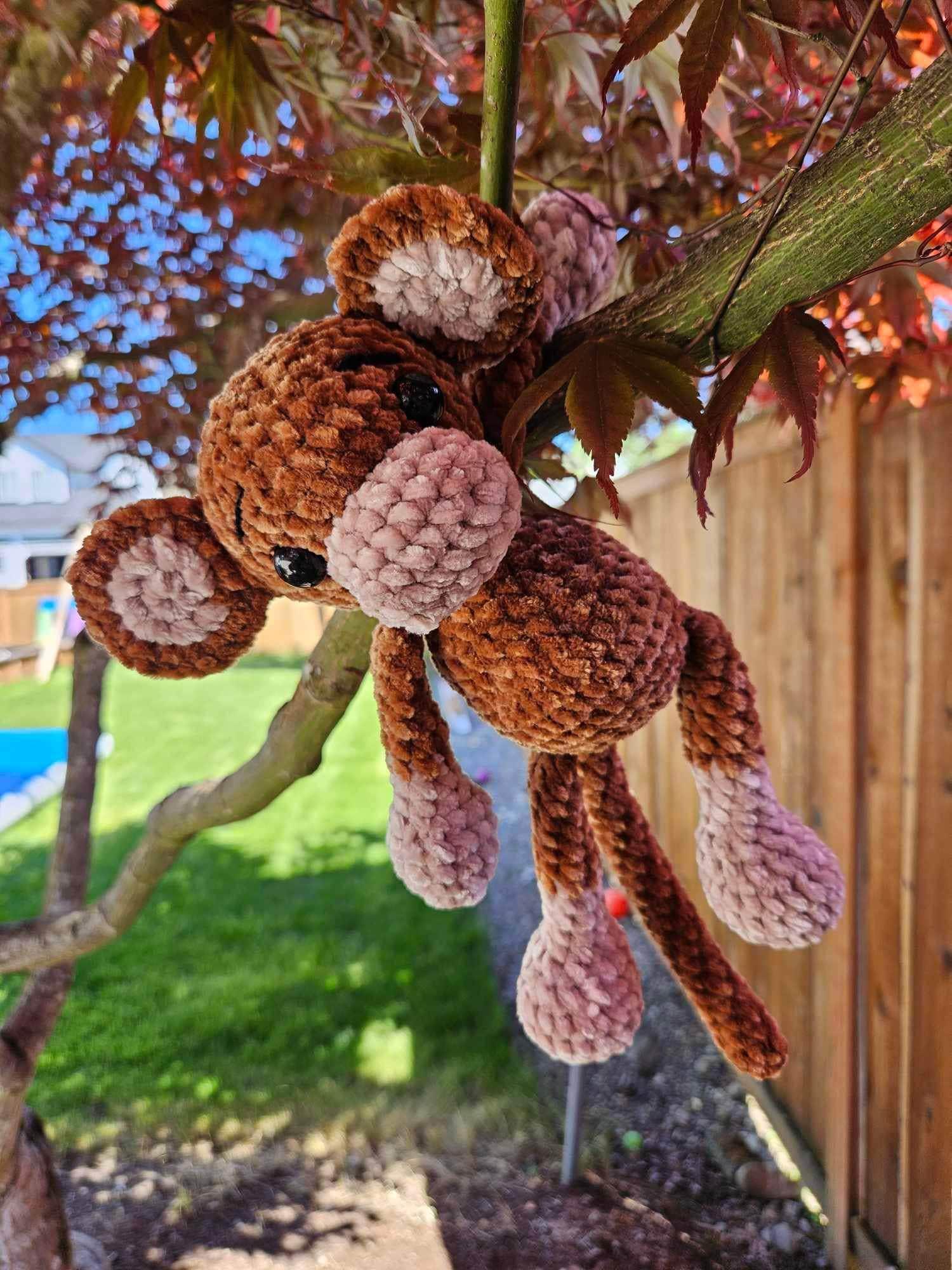 Meeko Monkey Pattern- crochet pattern, amigurumi pattern, monkey crochet, monkey amigurumi thumbnail 2