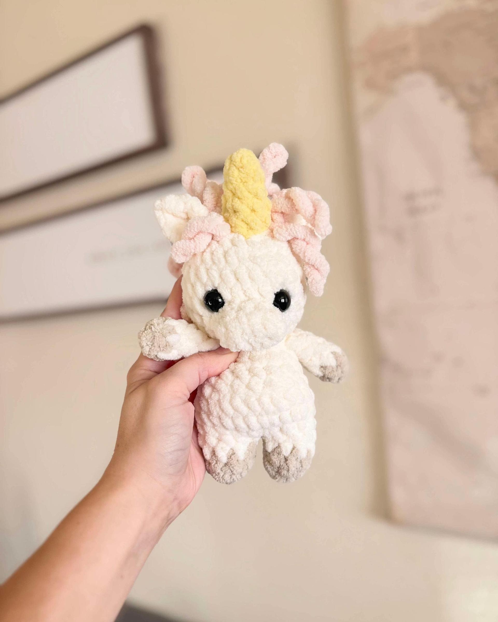 Itty belly unicorn & horse- horse crochet pattern, unicorn crochet pattern, unicorn amigurumi, horse amigurumi, crochet thumbnail 2