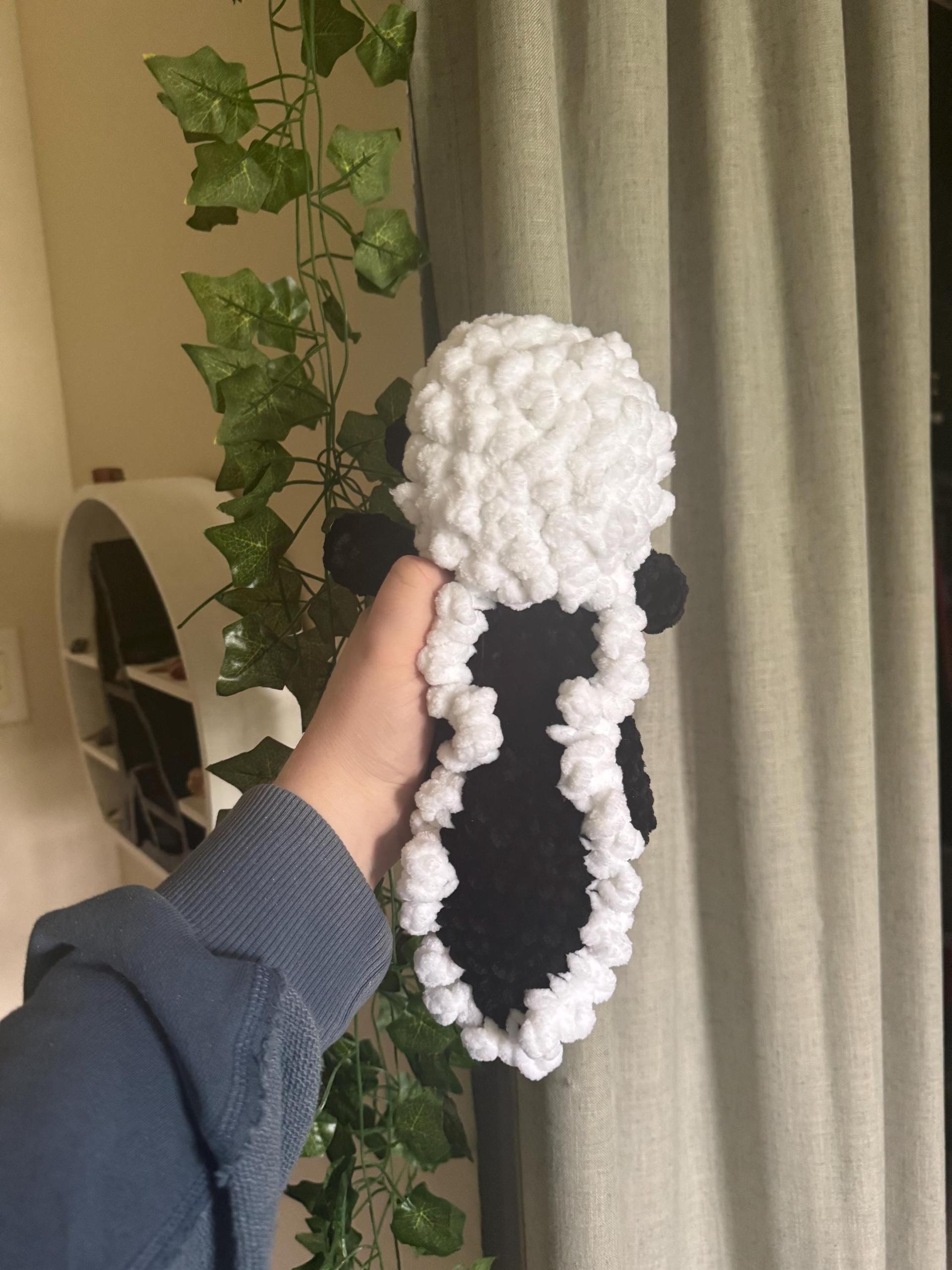 stinker the skunk | amigurumi skunk pattern, low sew, crochet pattern, crochet skunk, woodland crochet pattern, crochet thumbnail 2
