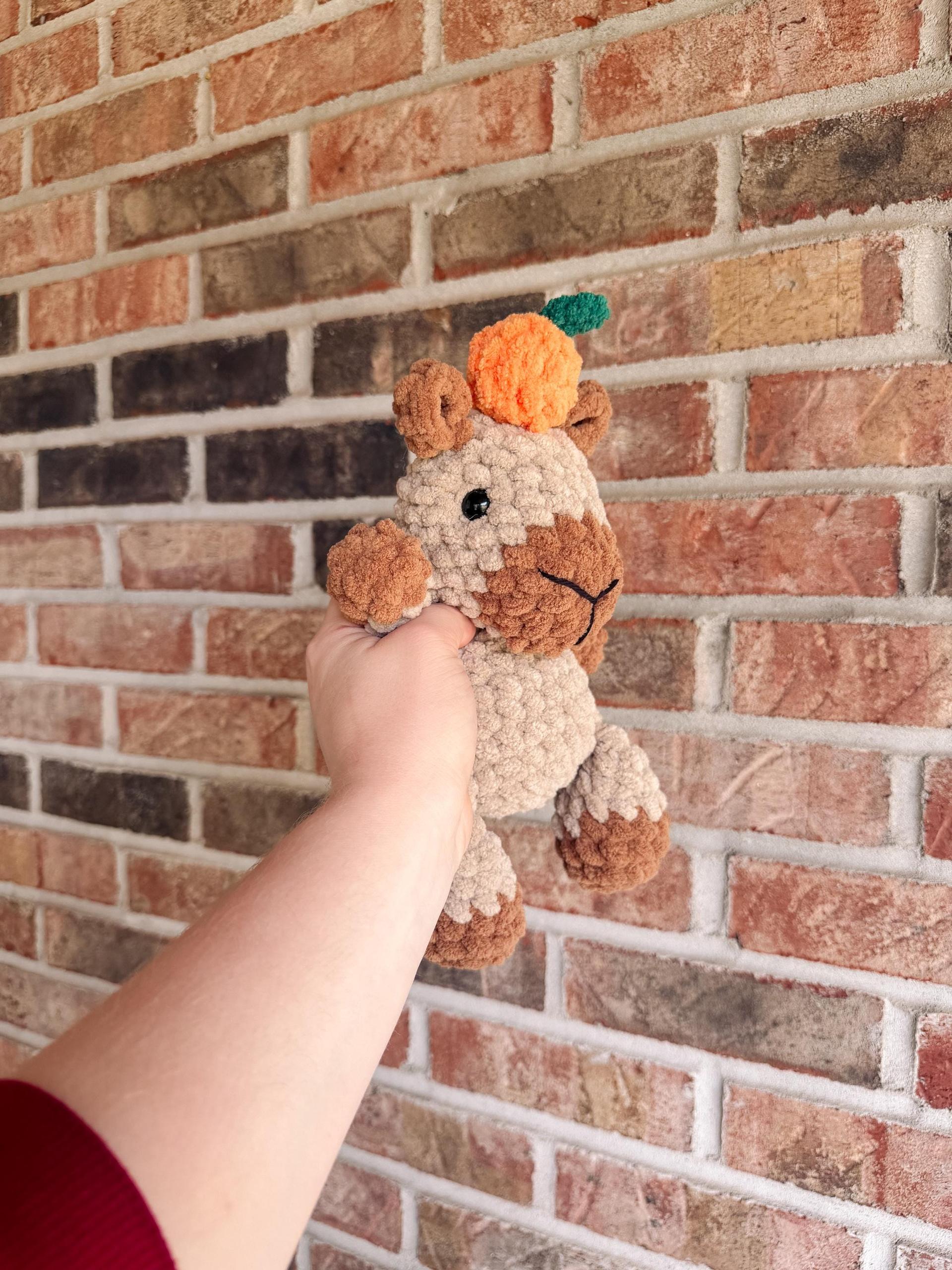 Cara the capybara | amigurumi capybara pattern, no sew, low sew, crochet pattern, crochet, crochet capybara, PDF thumbnail 3