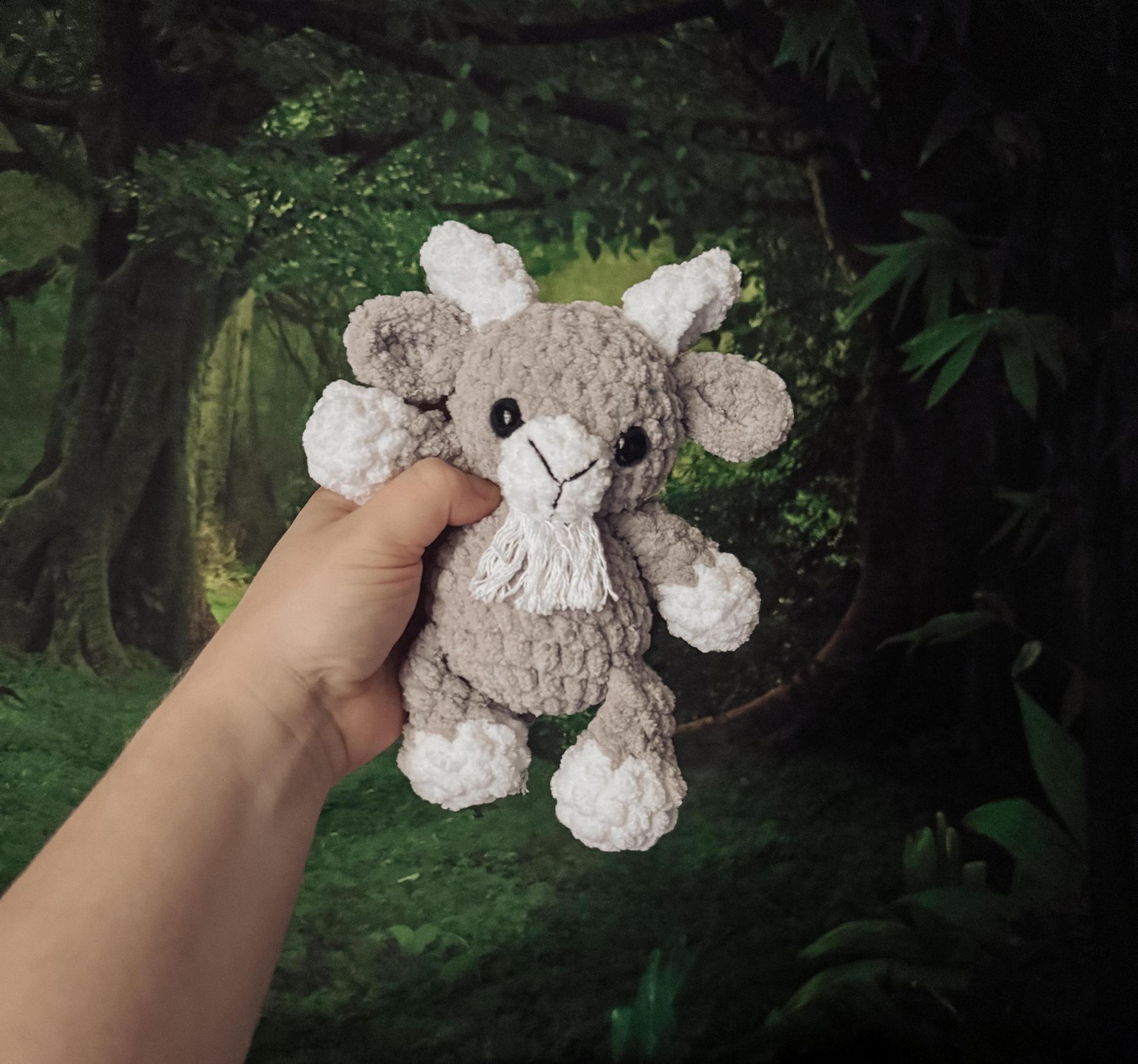 billy the goat | amigurumi goat pattern, low sew, crochet pattern, farm crochet, crochet goat, farm, crochet spring pattern, crochet fall