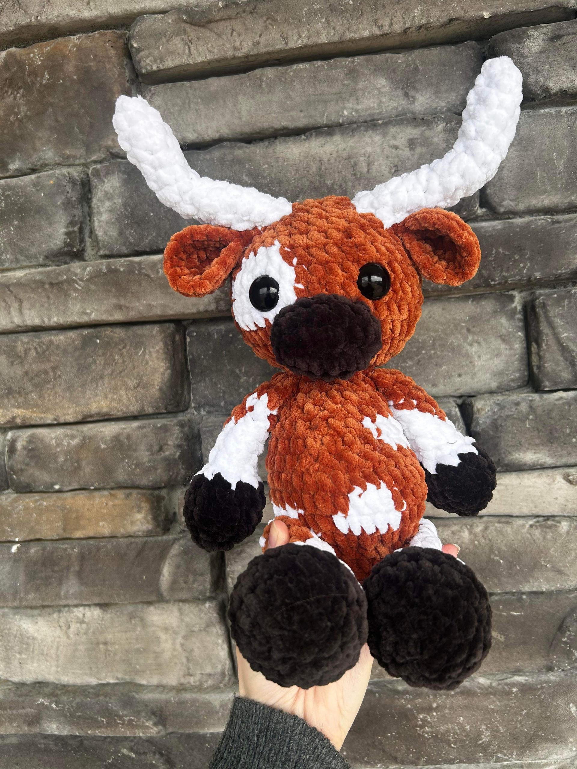 Longhorn crochet pattern- Longhorn cow pattern, amigurumi longhorn cow, Texas Longhorn crochet pattern thumbnail 5