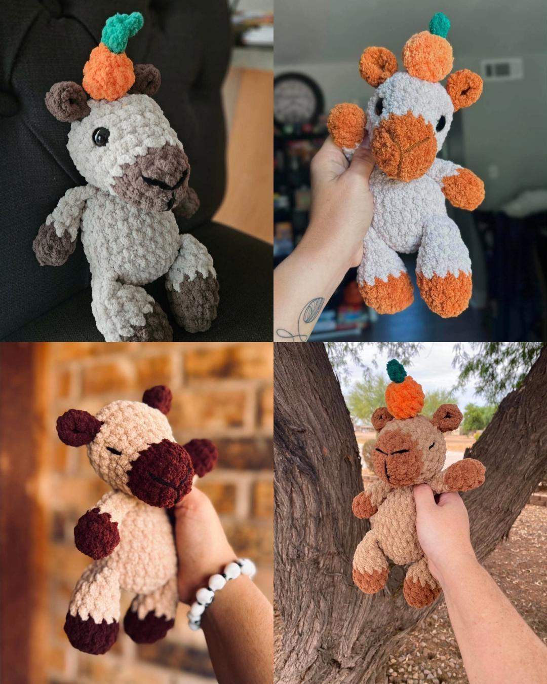 Cara the capybara | amigurumi capybara pattern, no sew, low sew, crochet pattern, crochet, crochet capybara, PDF thumbnail 6