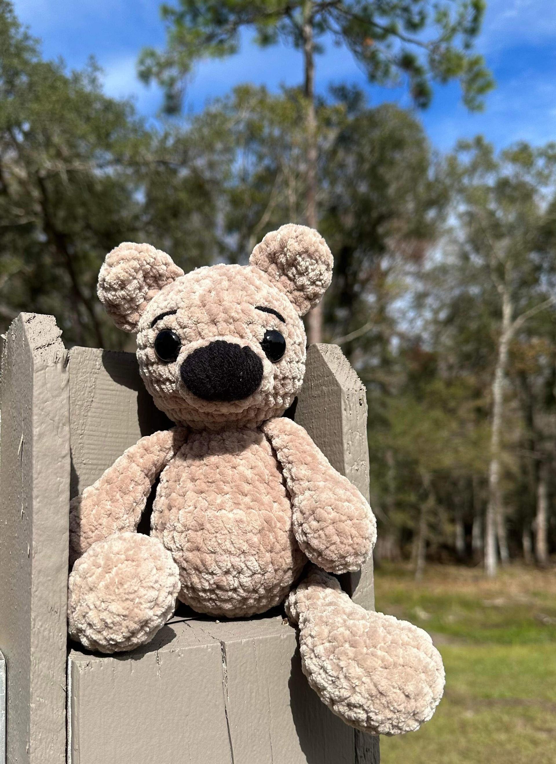 Briar Bear Pattern- amigurumi bear pattern, crochet bear pattern, crochet pattern, amigurumi bear pattern, crochet thumbnail 2