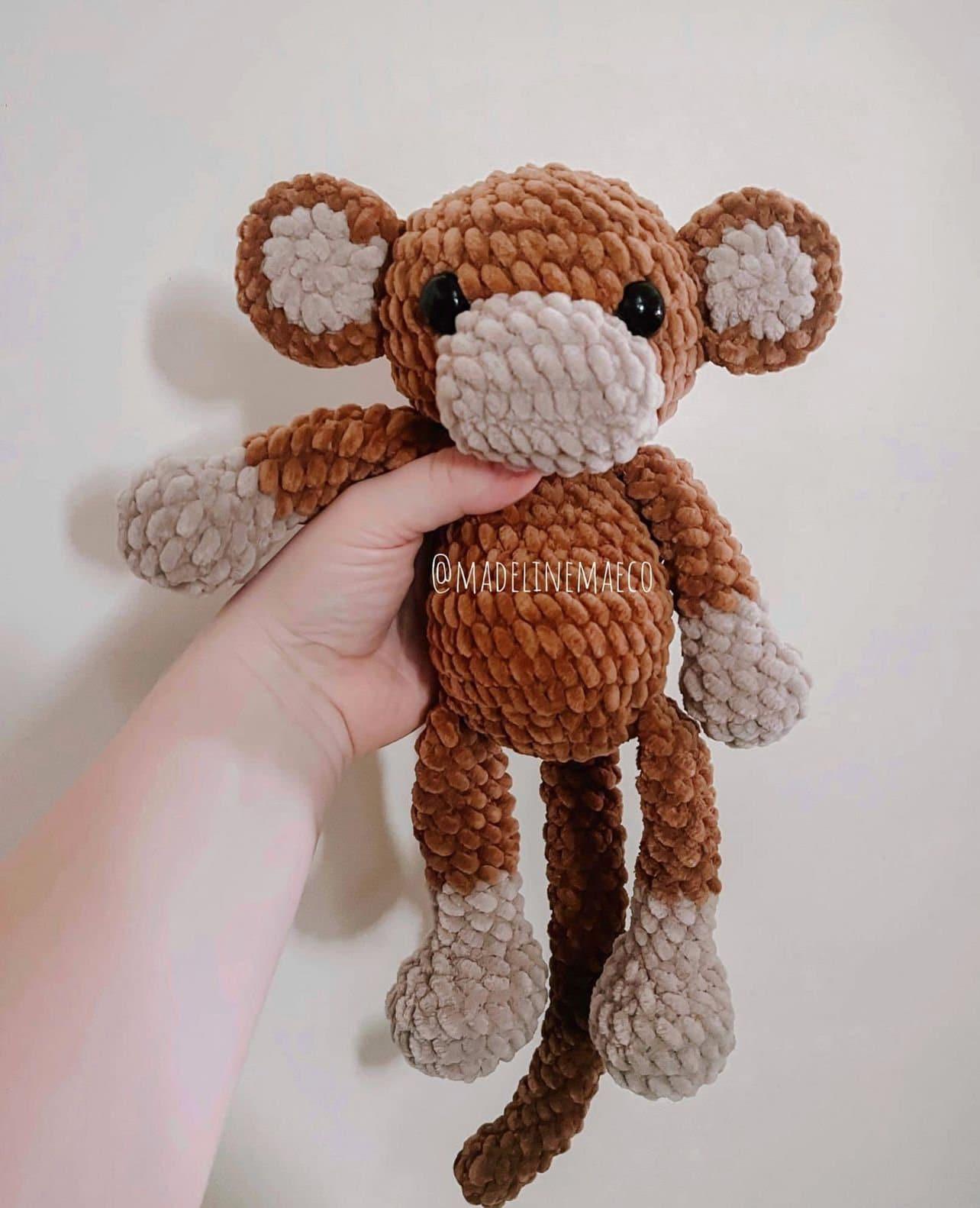 Meeko Monkey Pattern- crochet pattern, amigurumi pattern, monkey crochet, monkey amigurumi