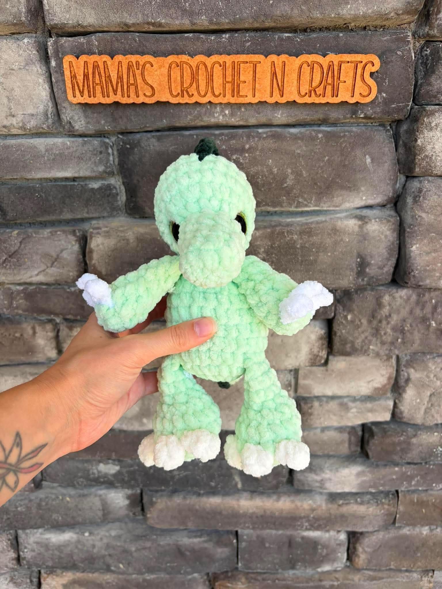 finley the spinosaurus | amigurumi dinosaur, low sew, crochet pattern, dinosaur, PDF thumbnail 3