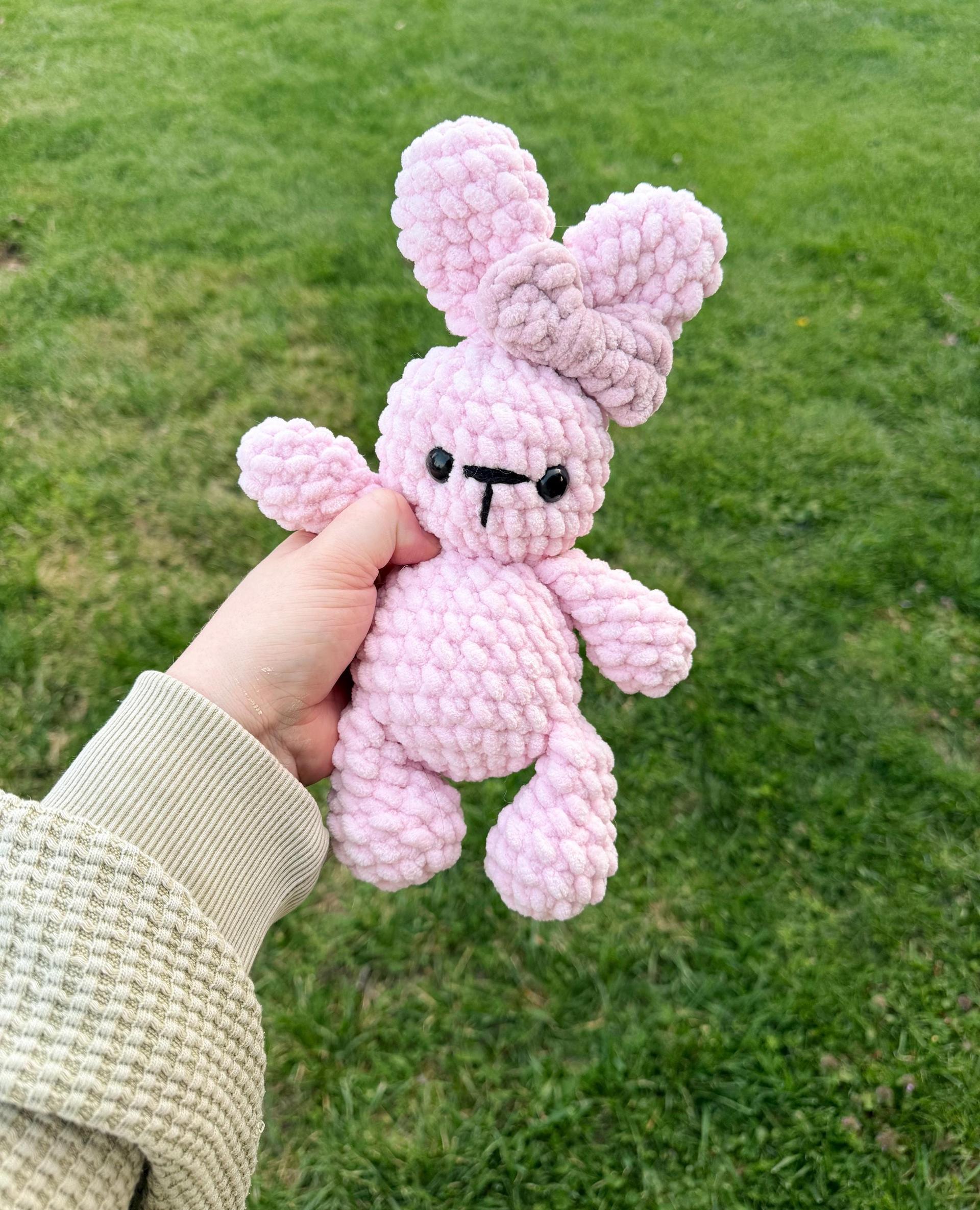 bun bun the bunny | crochet bunny pattern, amigurumi bunny, amigurumi, pattern, low sew, crochet rabbit, crochet spring thumbnail 2
