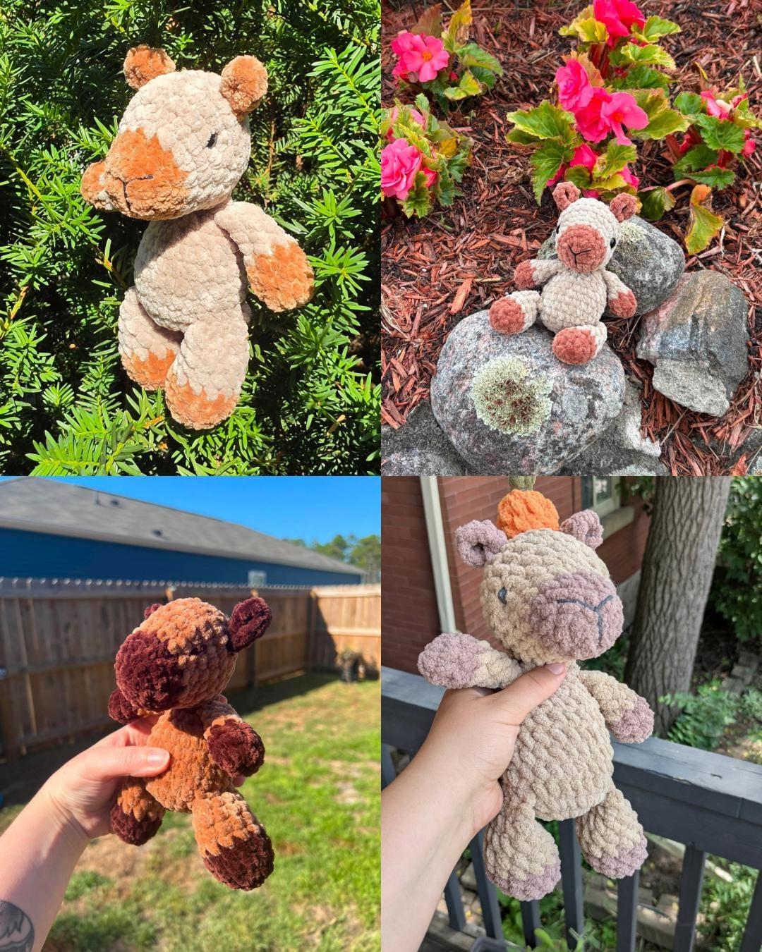 Cara the capybara | amigurumi capybara pattern, no sew, low sew, crochet pattern, crochet, crochet capybara, PDF thumbnail 10