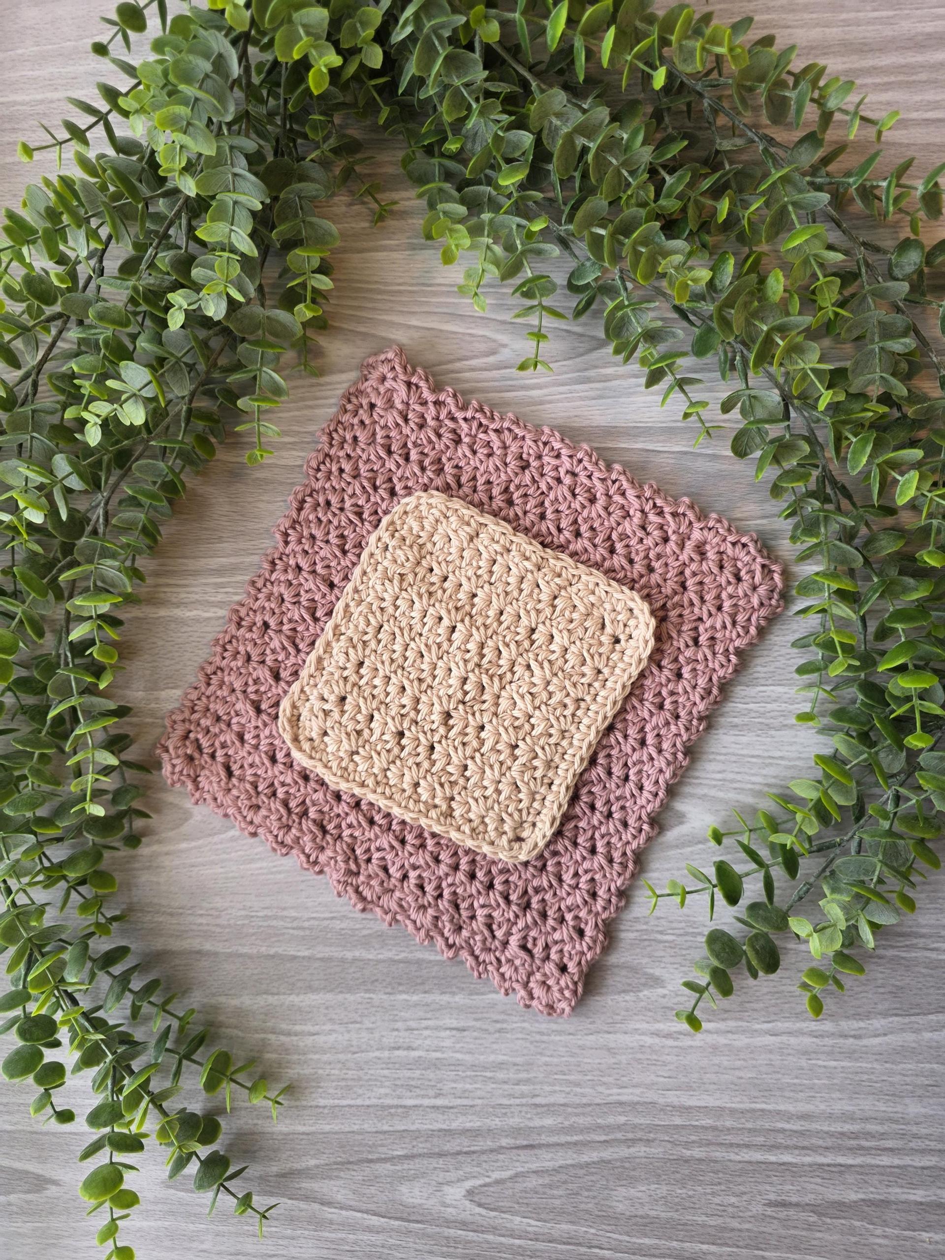 Washcloth Dishcloth Pattern | PDF Digital Crochet Pattern | Advanced Beginner Crochet tutorial | Face wipe makeup remove thumbnail 4