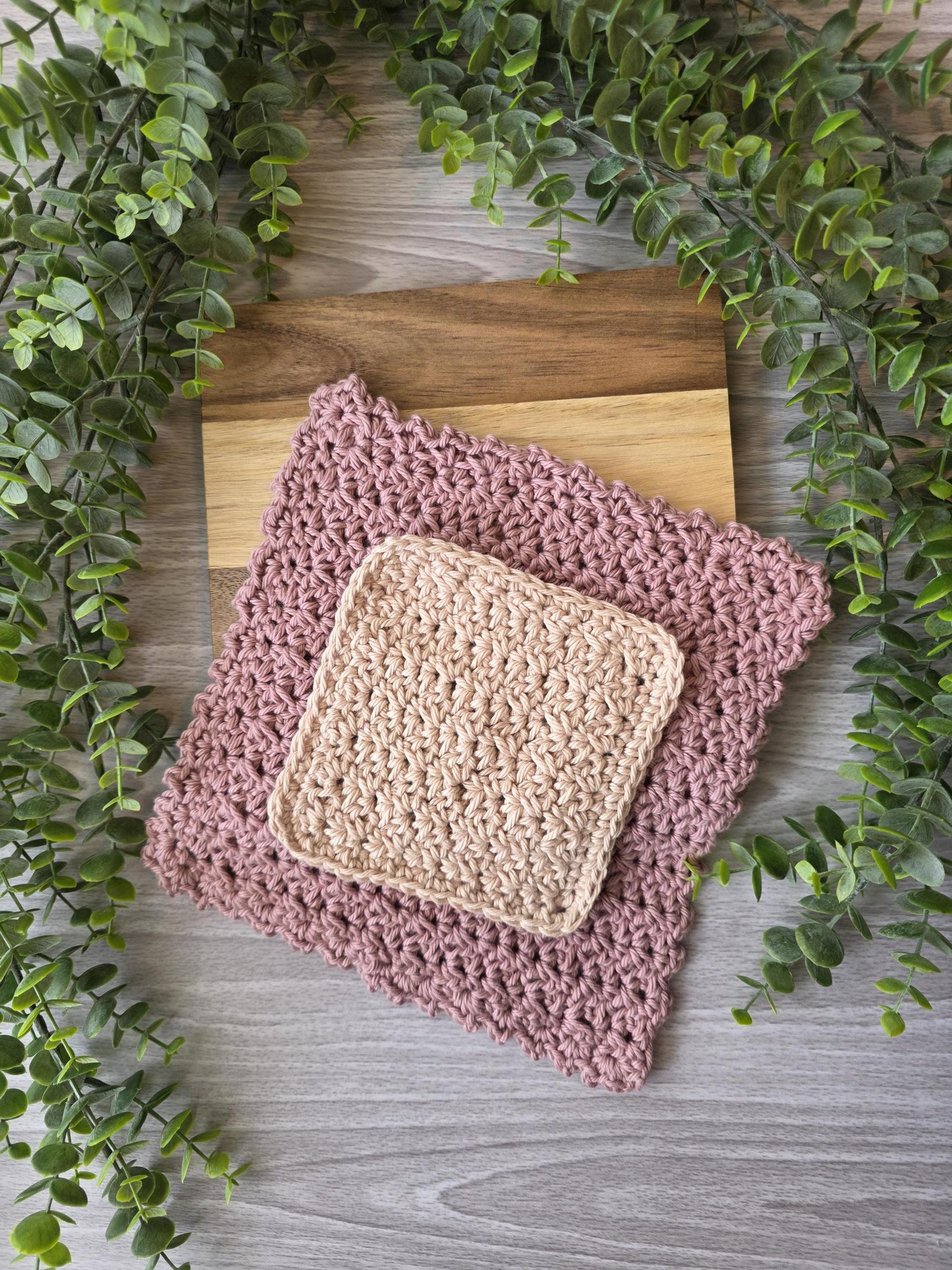 Washcloth Dishcloth Pattern | PDF Digital Crochet Pattern | Advanced Beginner Crochet tutorial | Face wipe makeup remove thumbnail 3