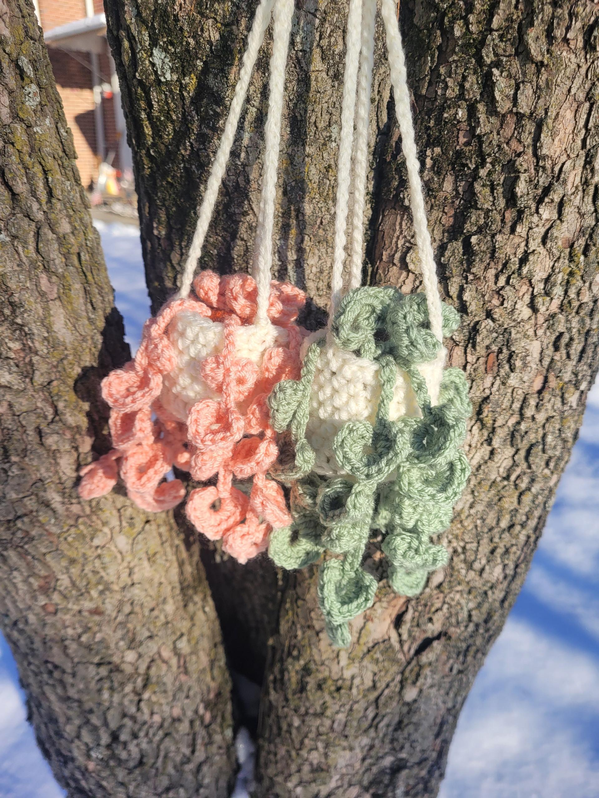Mini string of hearts pattern PDF, Crochet plant pattern, Hanging plant pattern thumbnail 2