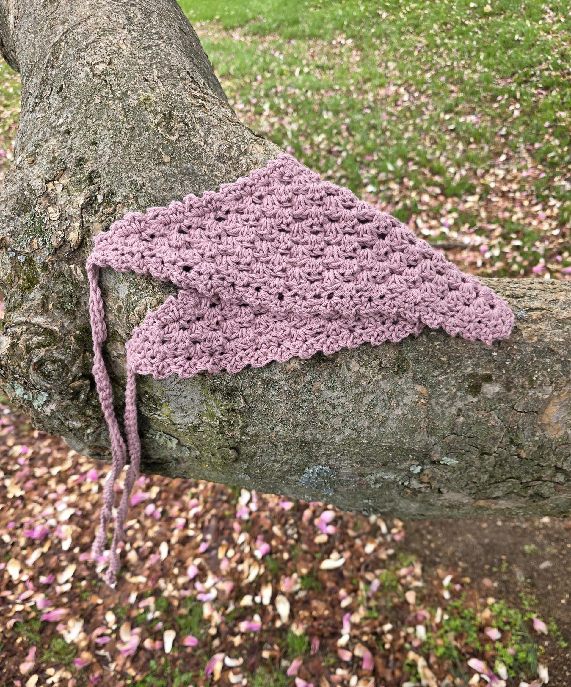 Bandana Pattern | Bella Bandana crochet tutorial | Hair accessory | Advanced Beginner Crochet tutorial | PDF Instant Dow thumbnail 5