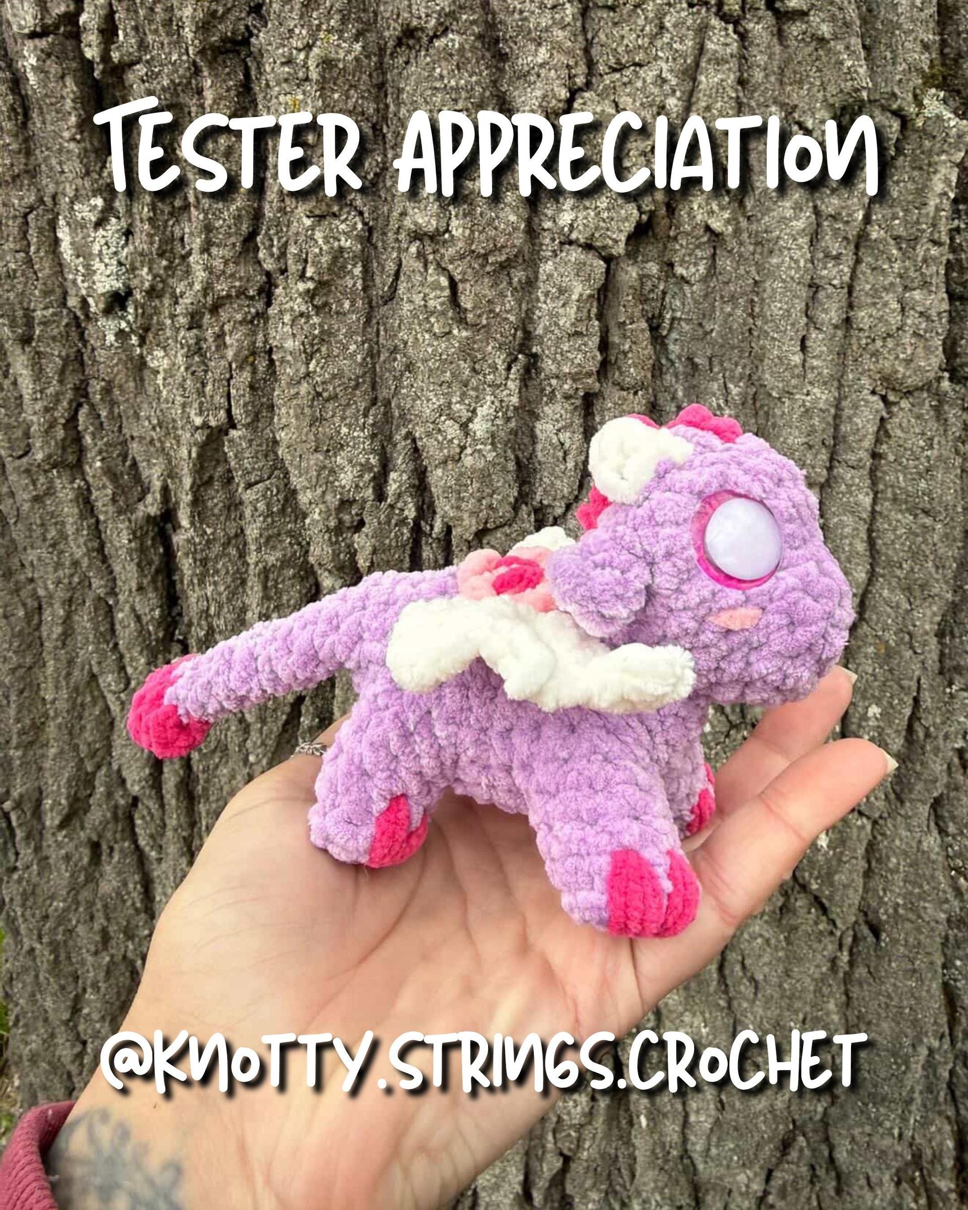 Lily the Baby Dragon Standing Low Sew Crochet Amigurumi Pattern thumbnail 8