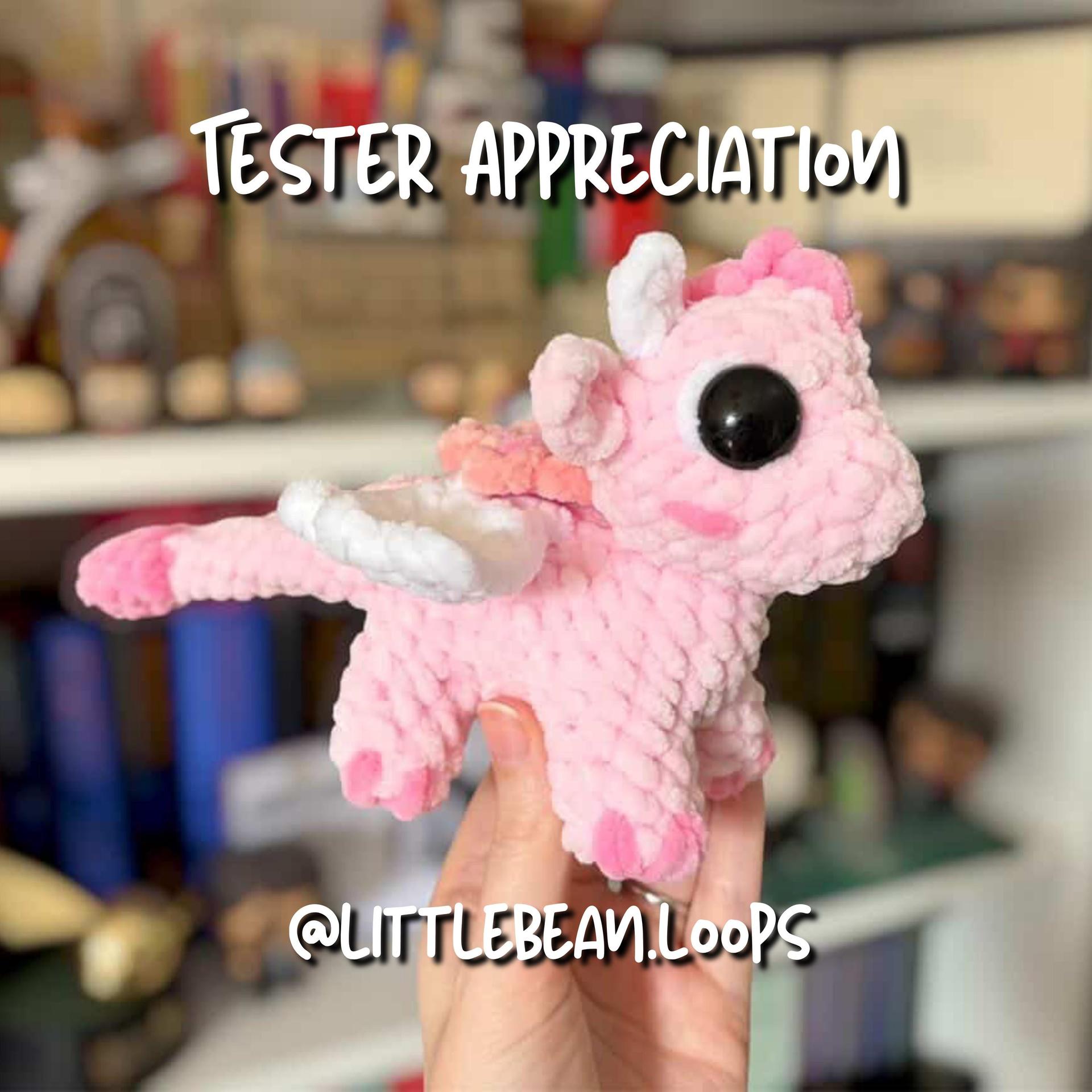 Lily the Baby Dragon Standing Low Sew Crochet Amigurumi Pattern thumbnail 5