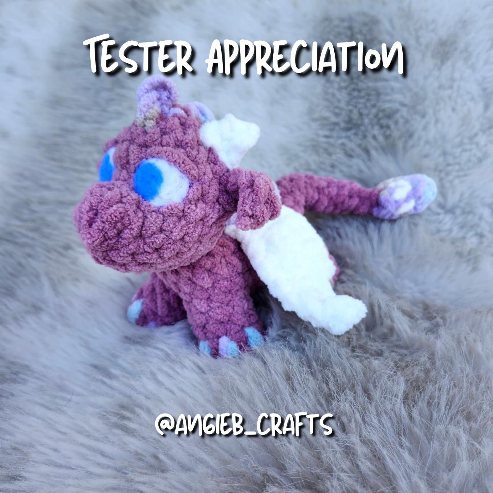 Lily the Baby Dragon Standing Low Sew Crochet Amigurumi Pattern thumbnail 10